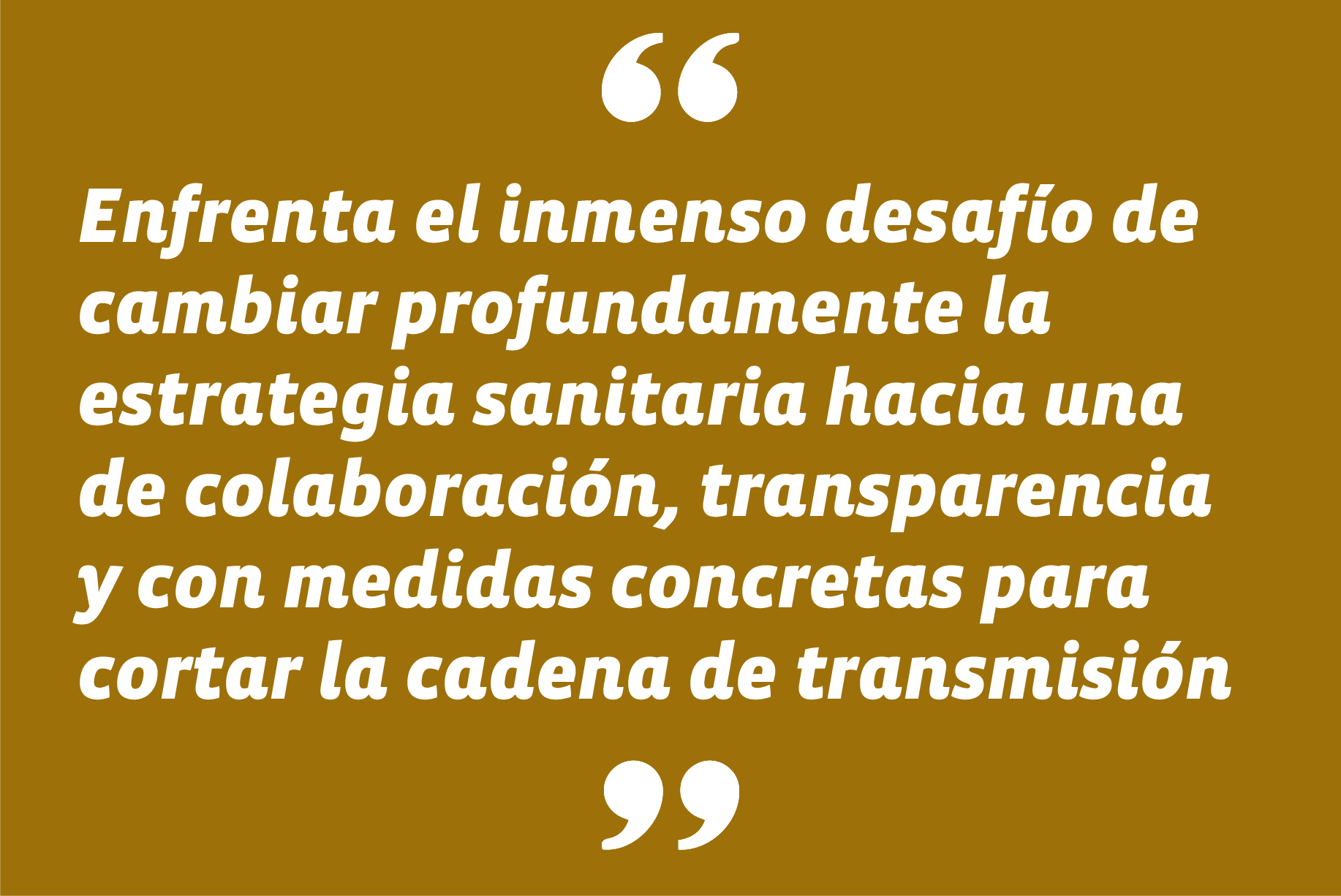 Respaldo entregado vía Twitter