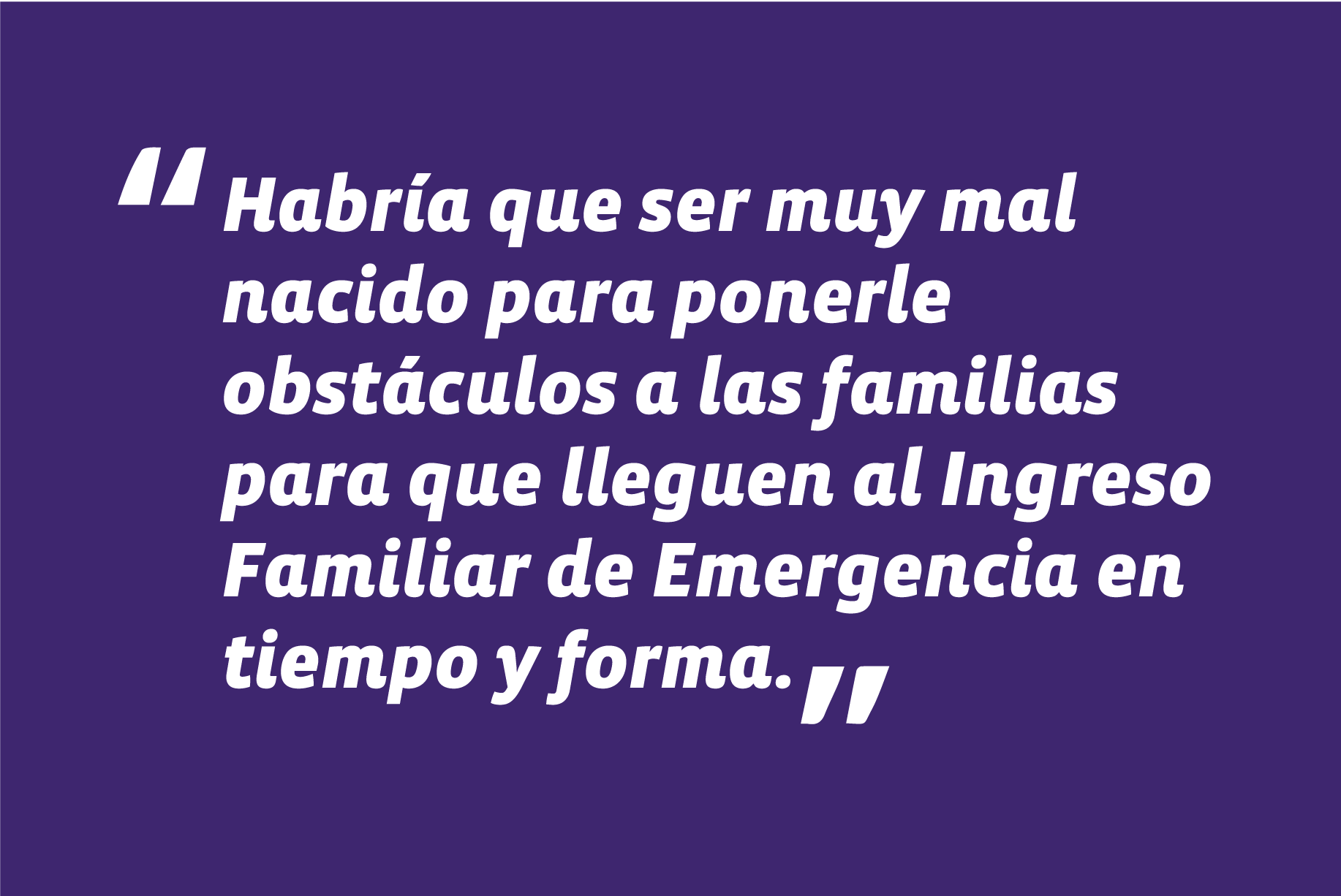 En Mesa Central, frente a cuestionamientos que apuntan a que el Gobierno infla artificialmente los ingresos de las familias para que no puedan acceder al IFE