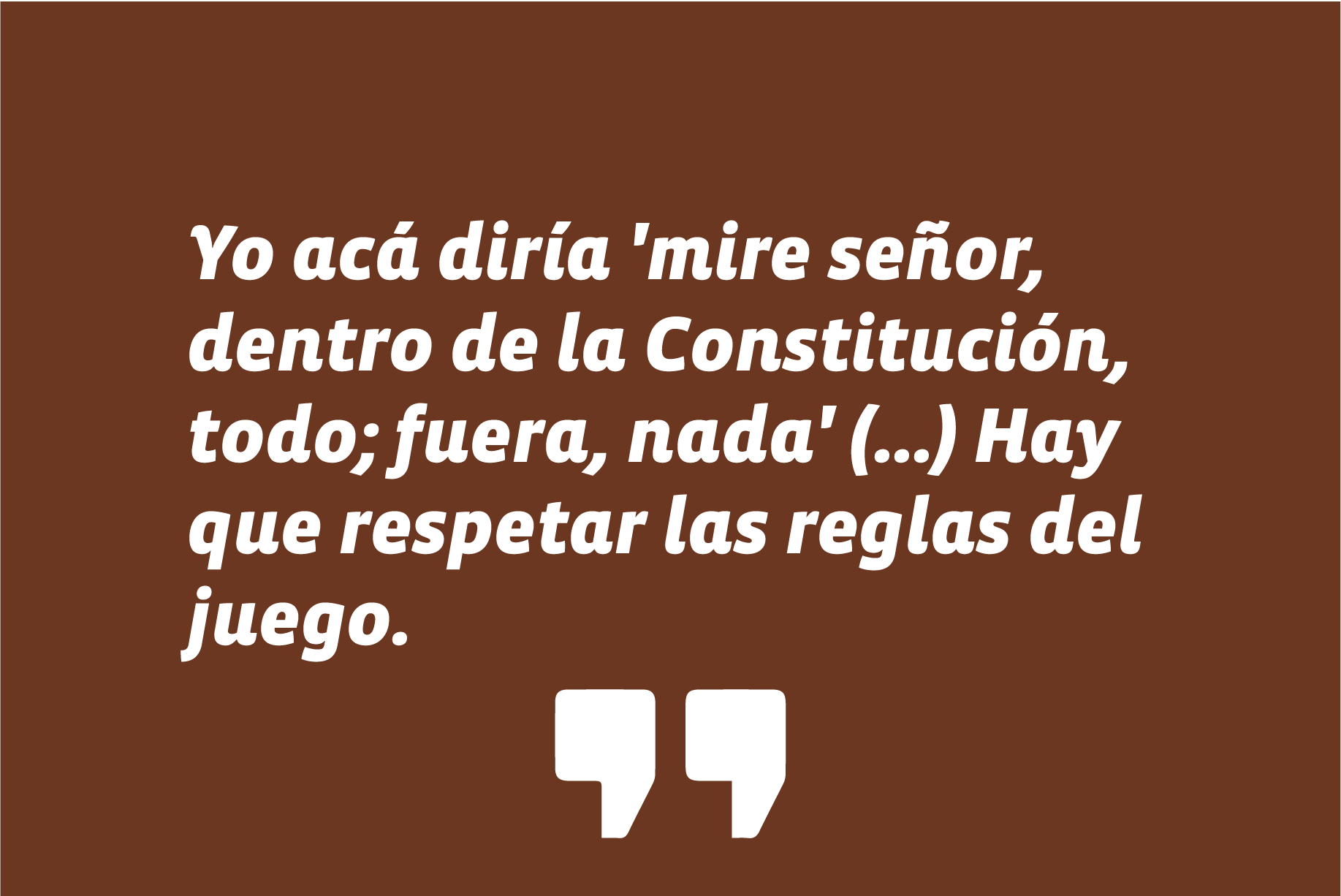 en el ciclo "En Persona", de Icare, sobre constitucionalidad y admisibilidad de proyectos
