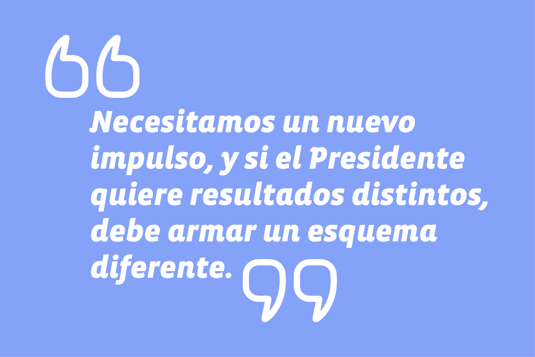 En entrevista en "Reportajes", de El Mercurio