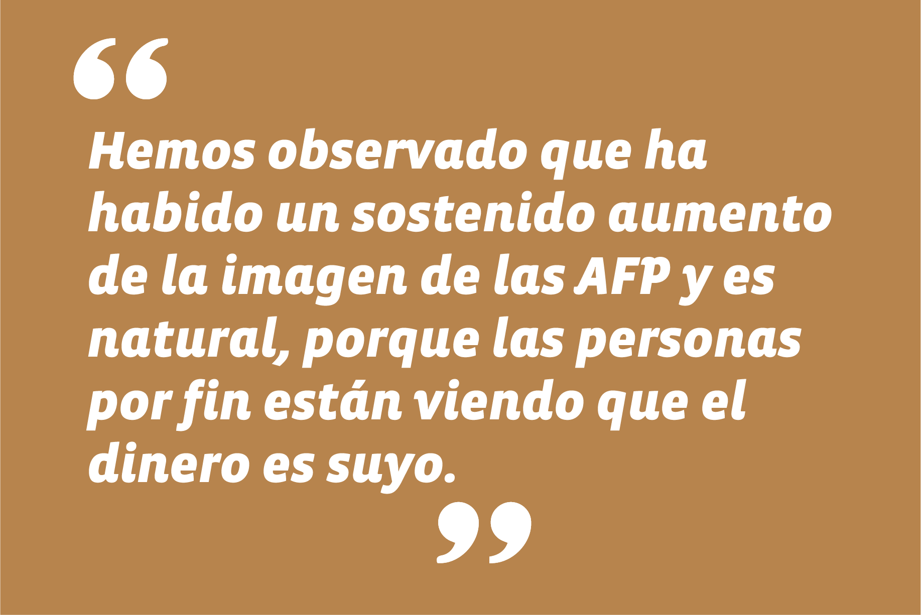 En entrevista en Diario Financiero