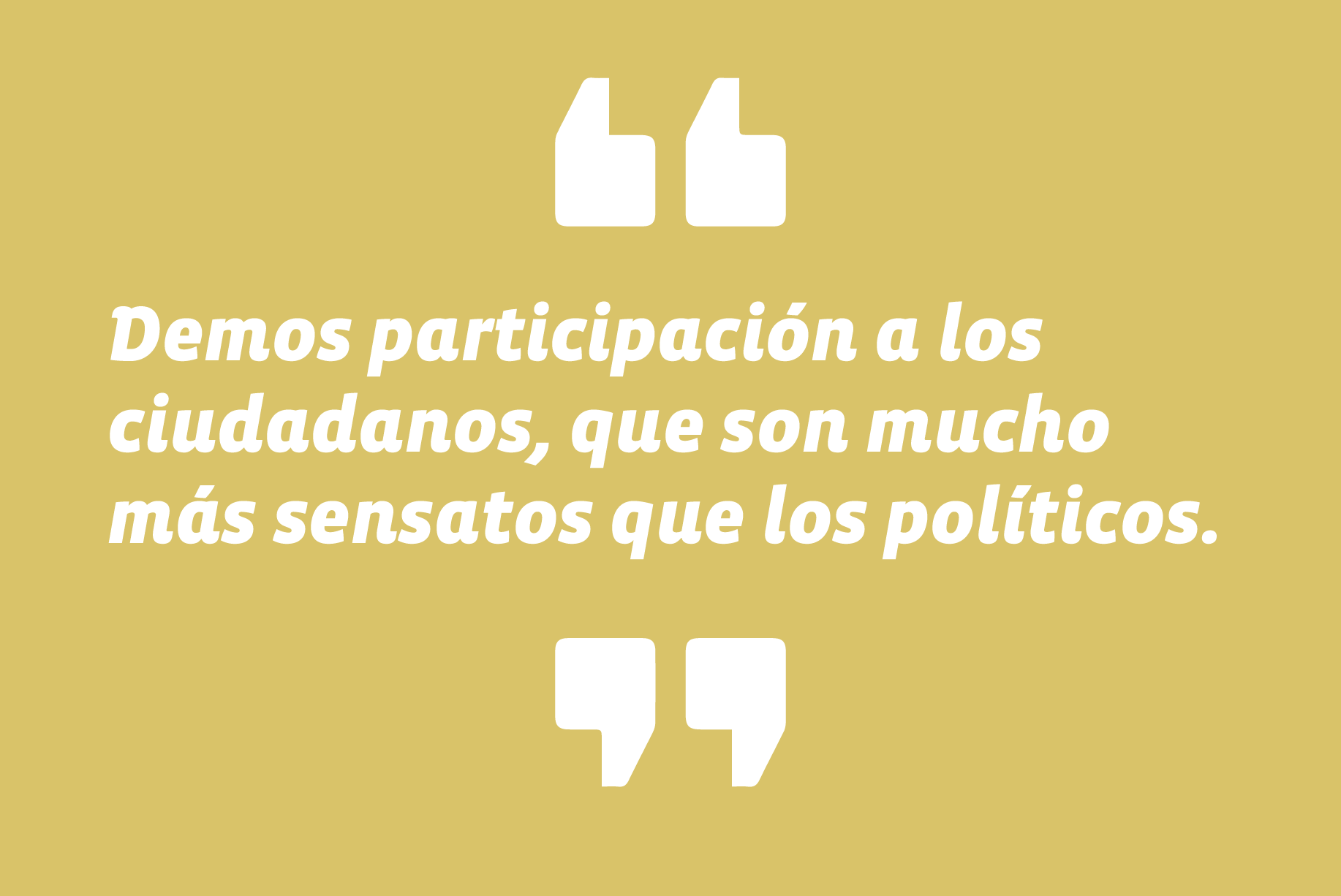 En entrevista en Reportajes, de El Mercurio