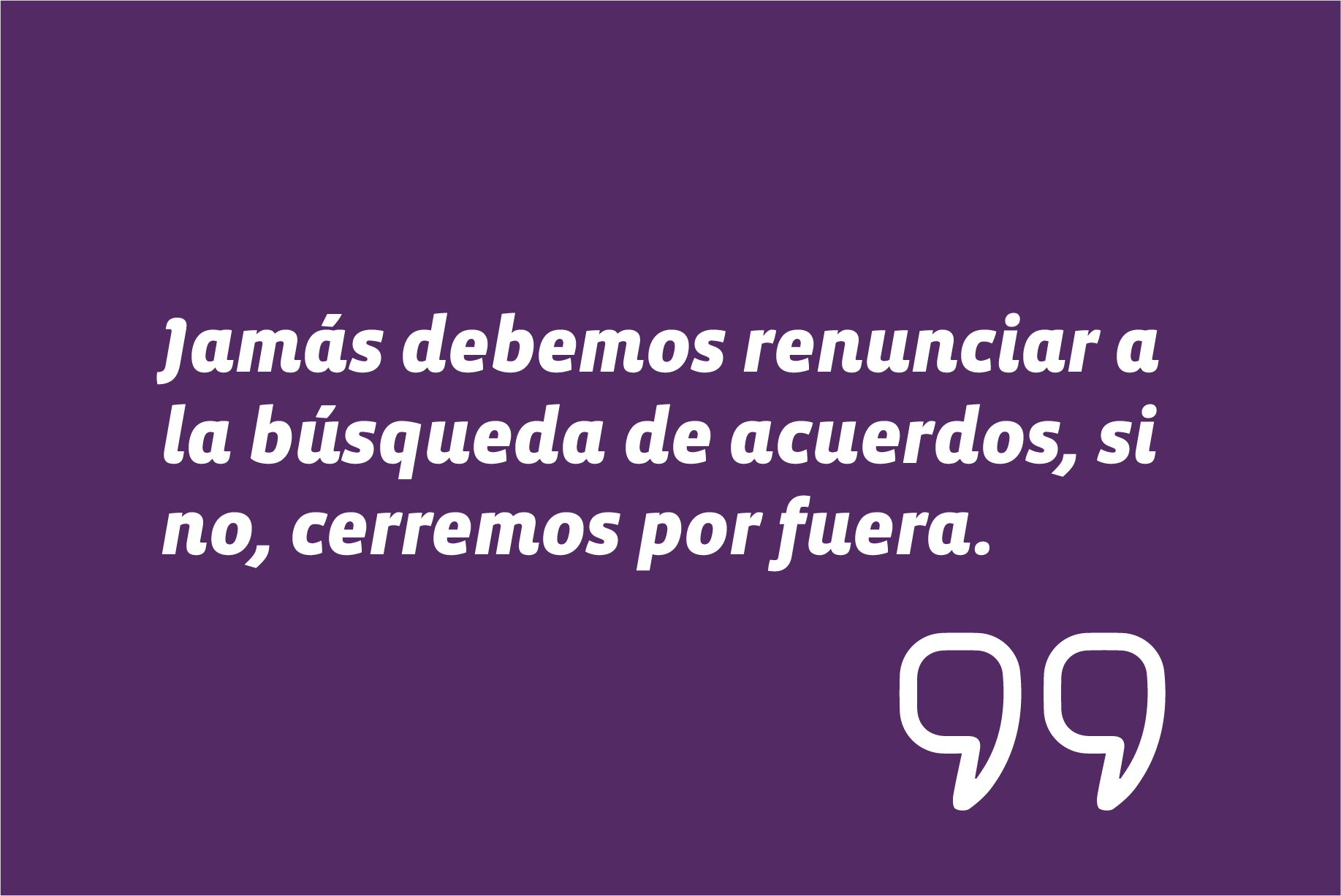 En entrevista en Reportajes de El Mercurio