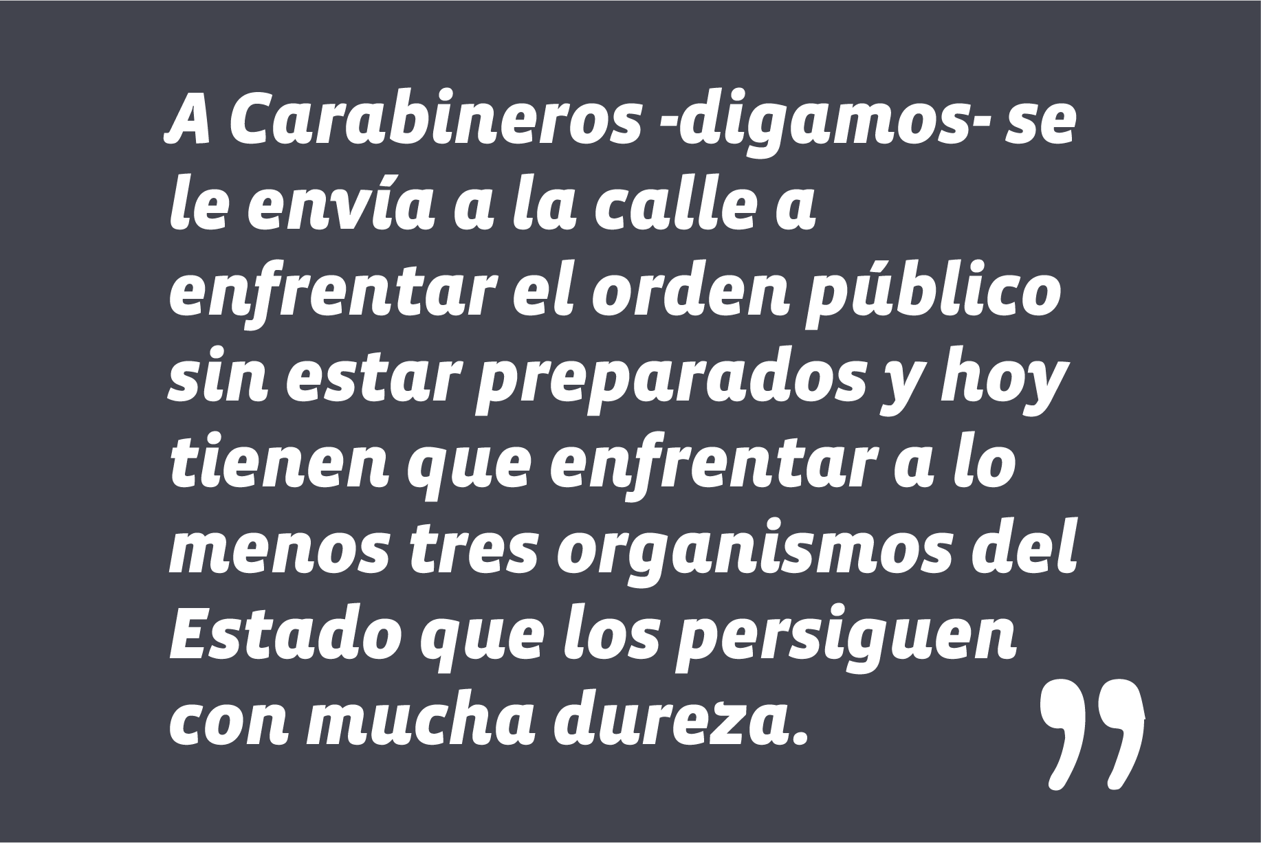 En entrevista en LT Domingo