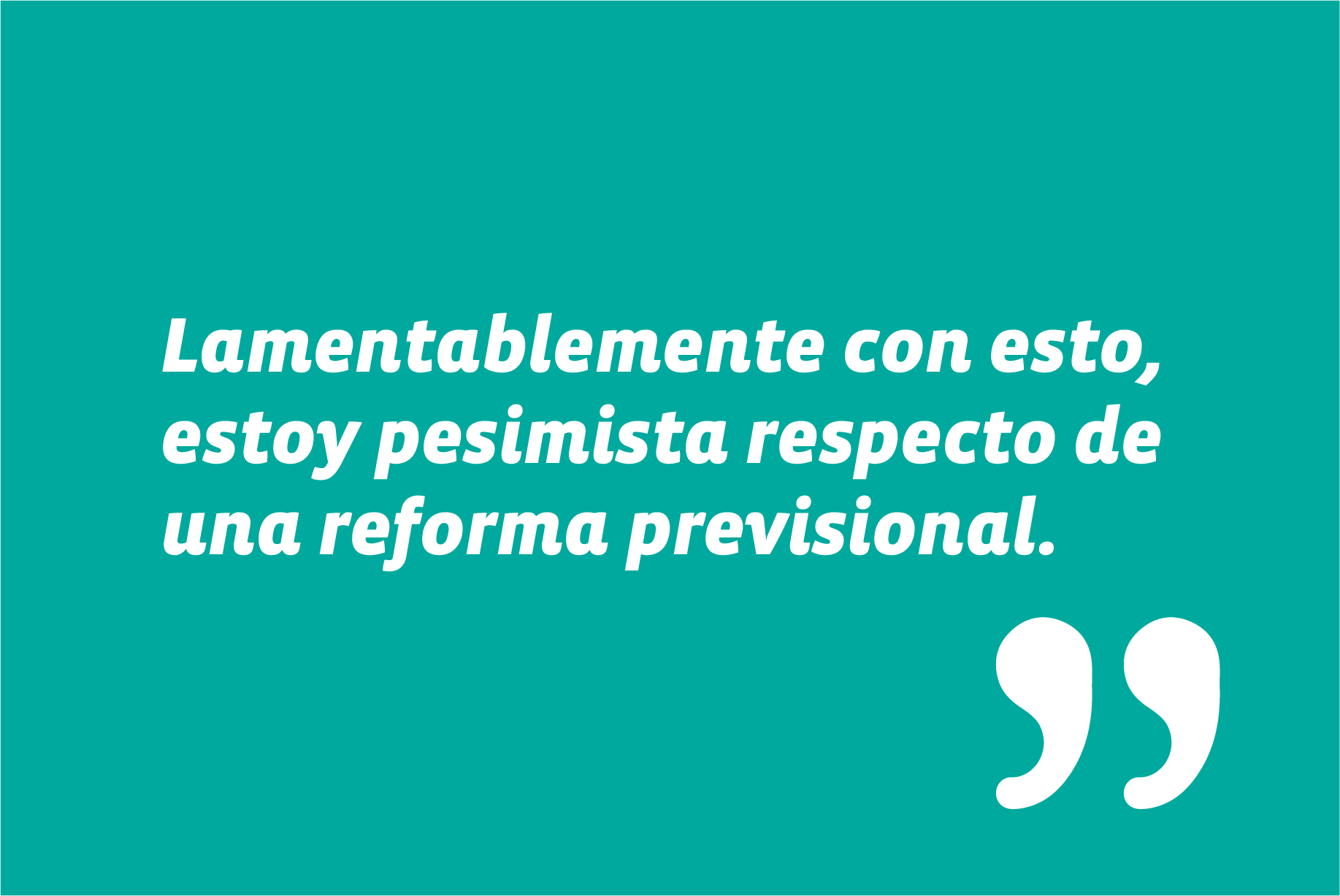 En programa Estado Nacional, de TVN