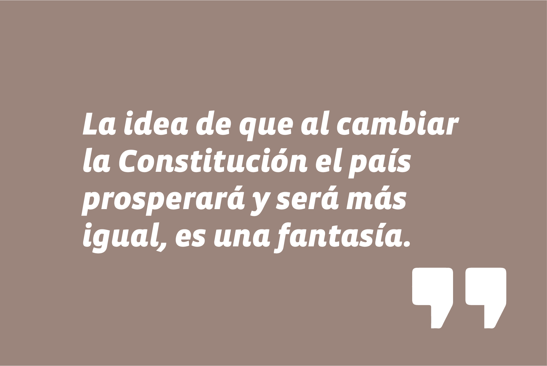 Extractos de libro "Reflexiones sobre la cuestión constitucional", citados en Reportajes, de El Mercurio