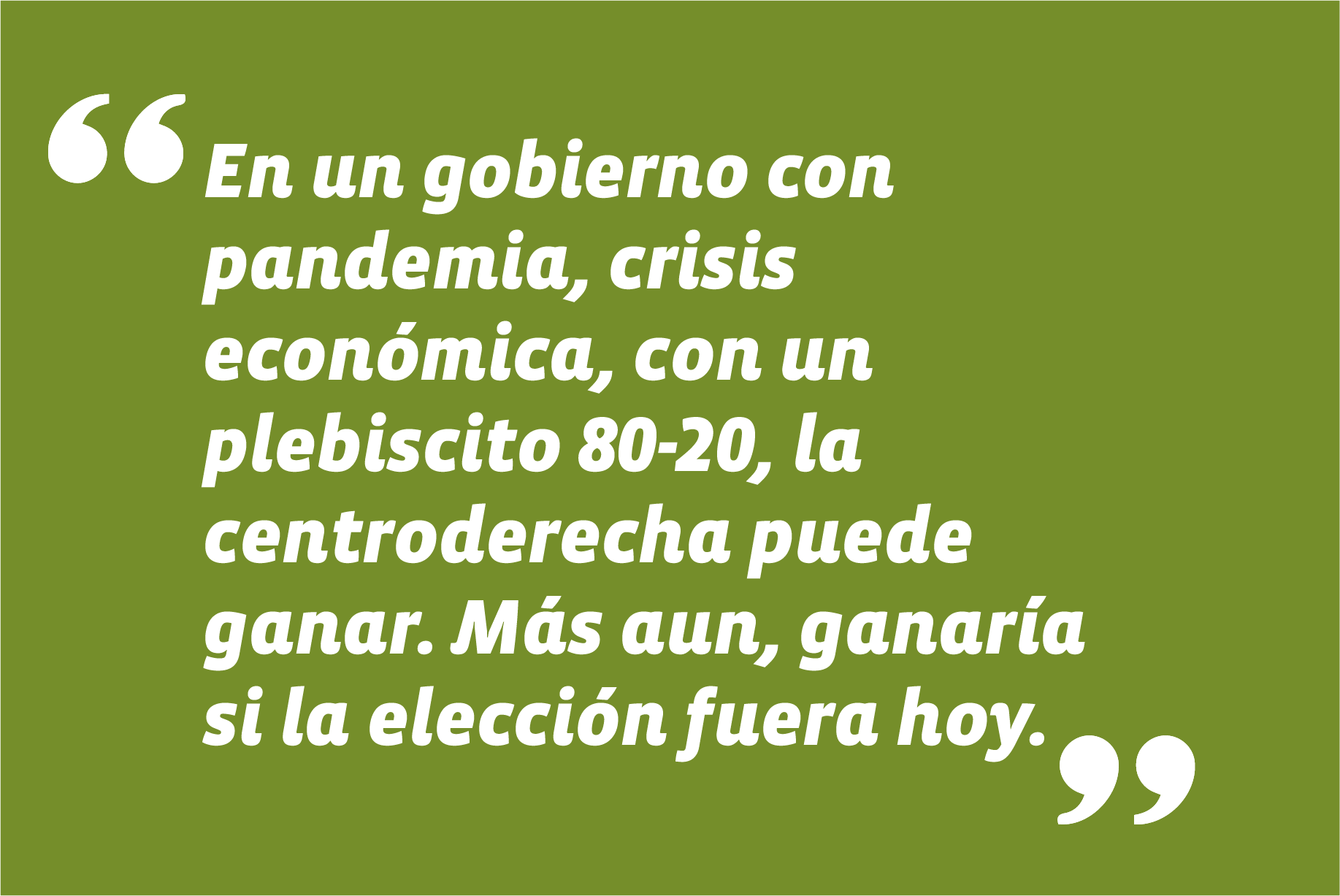En Reportajes, de El Mercurio
