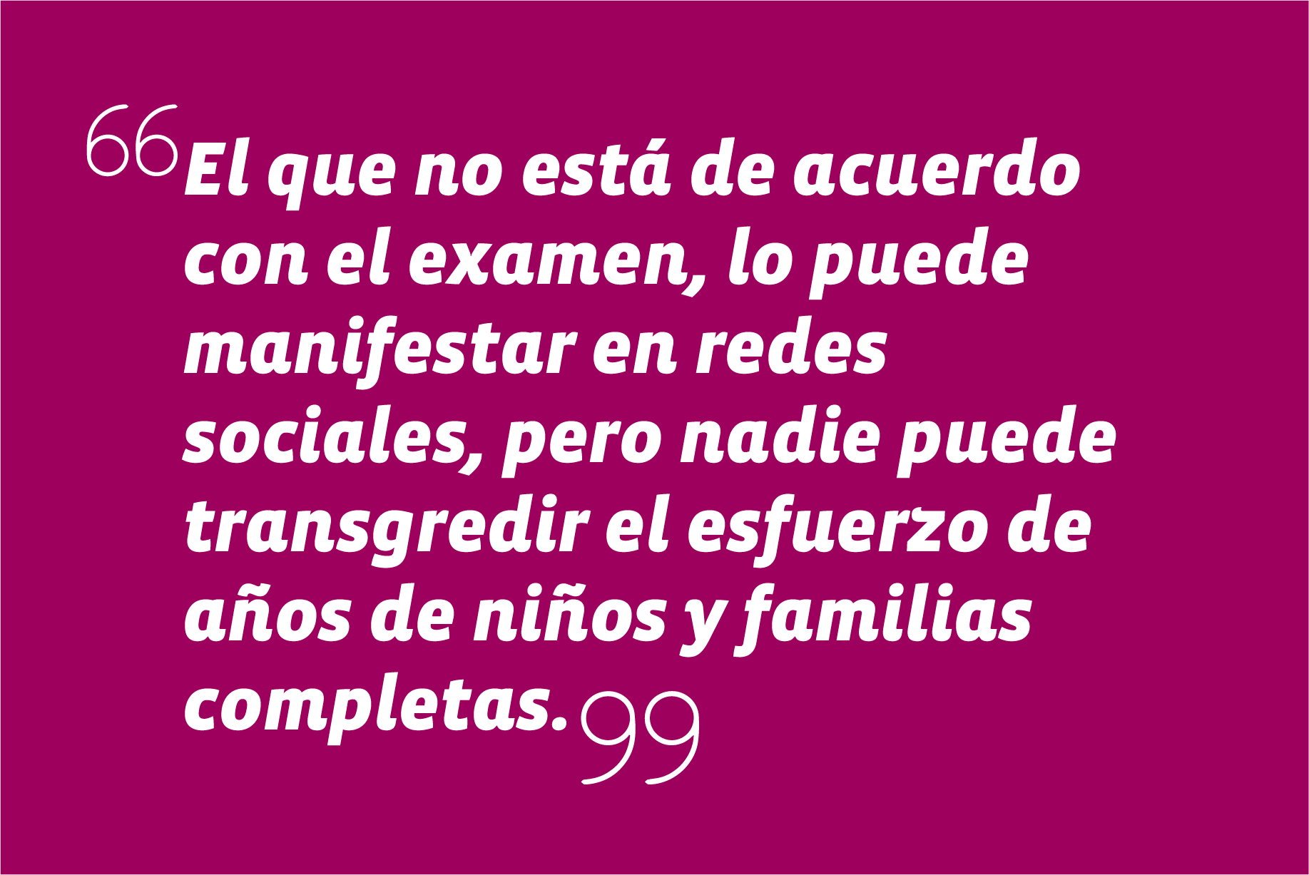 Ante eventuales iniciativas de boicot a la Prueba de Transición Universitaria