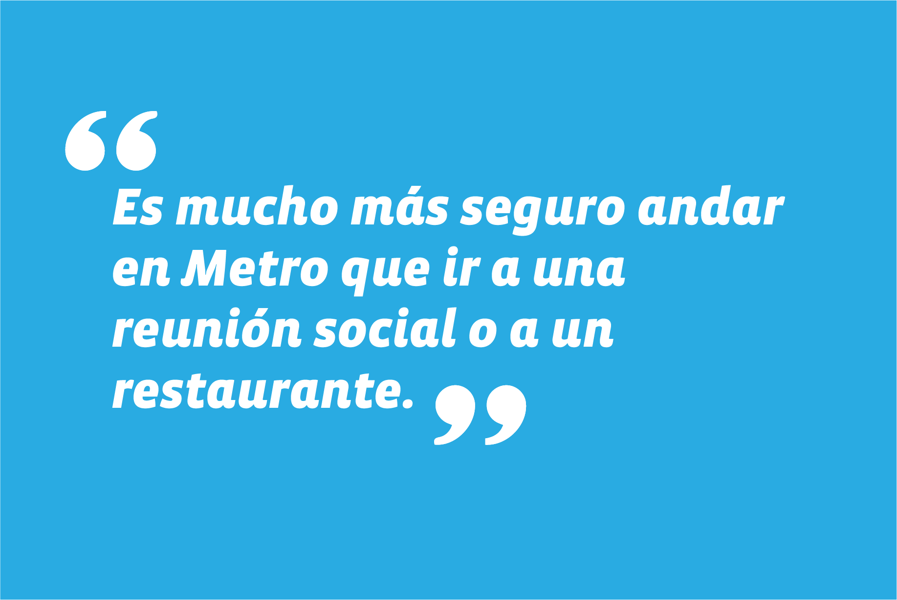 En entrevista en La Tercera