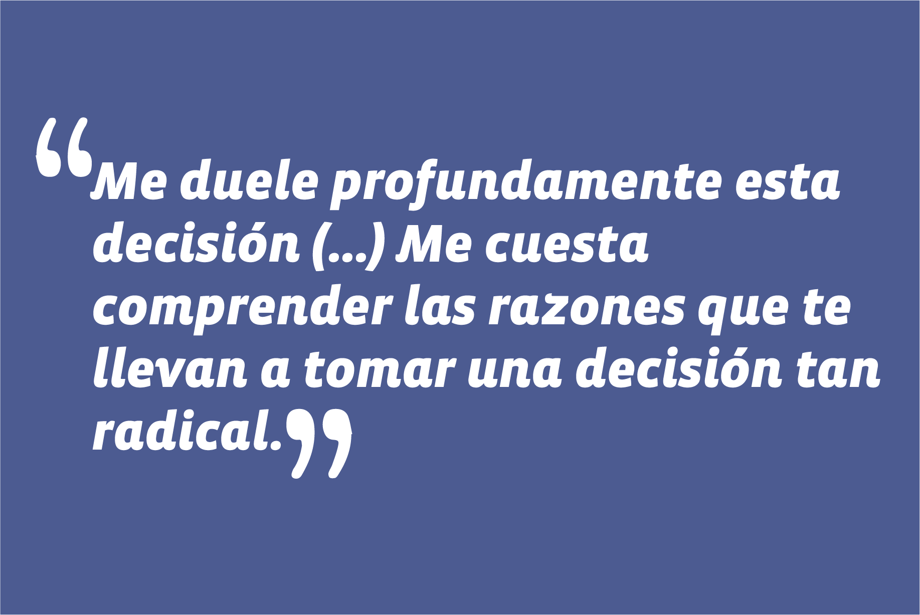 En comunicado, tras la renuncia de Pablo Longueira