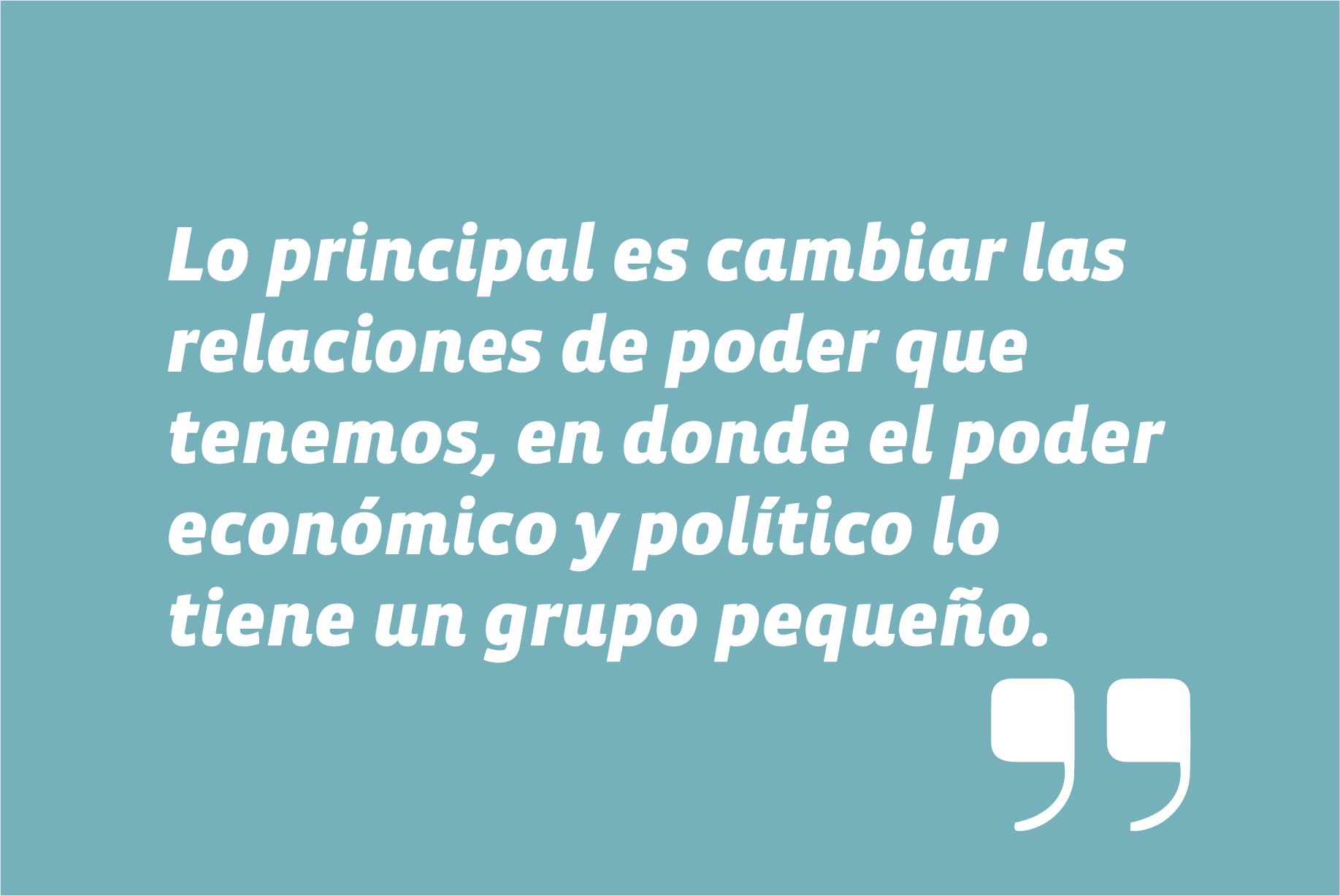 En programa Estado Nacional, de TVN