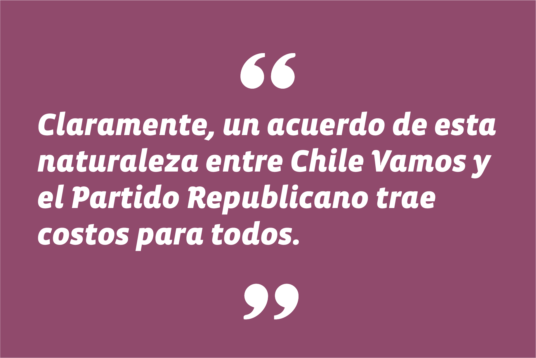 Sobre pacto para la elección de constituyentes, en entrevista en LT Domingo