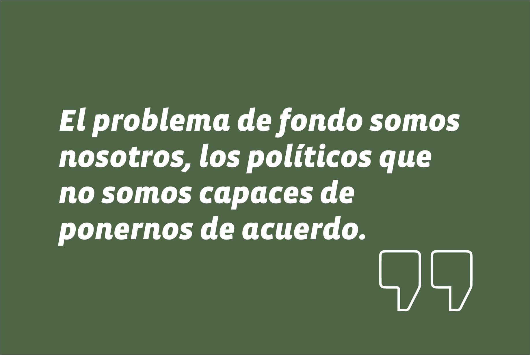 En entrevista en cuerpo de Reportajes, de El Mercurio