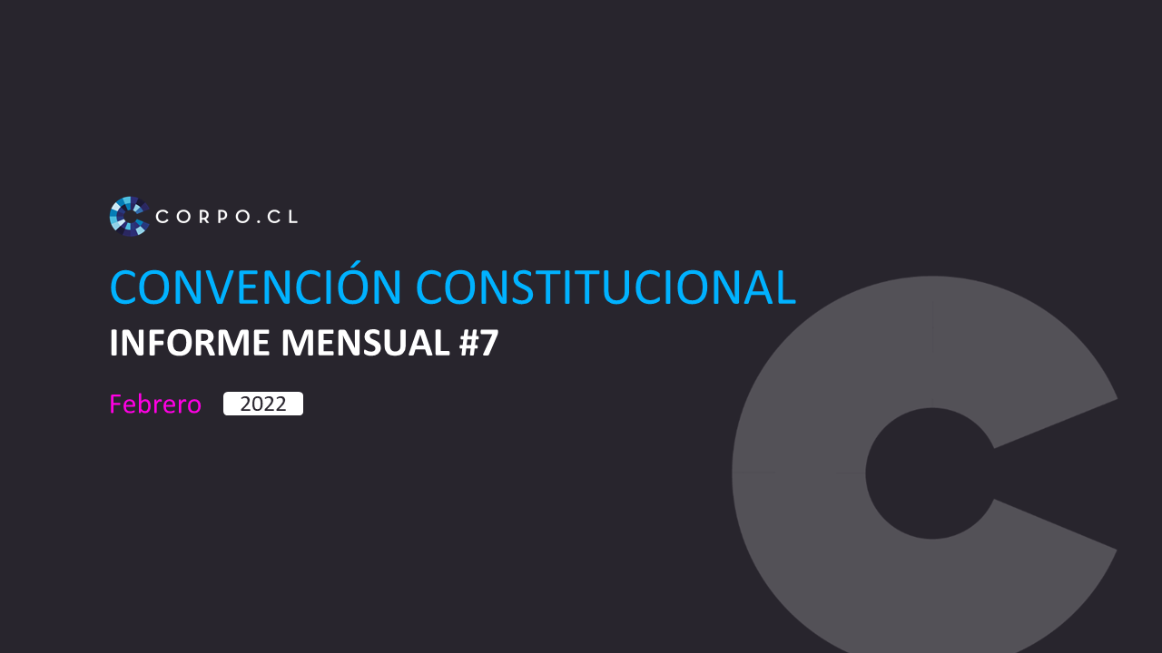 INFORME MENSUAL #7: Convención Constitucional