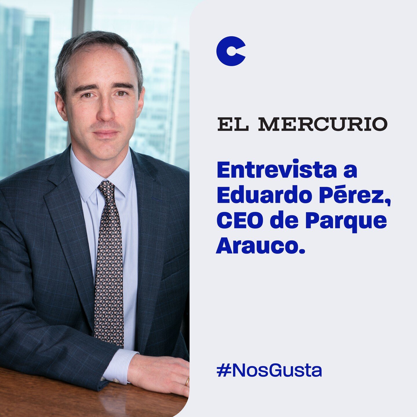 #NosGusta | Eduardo P&eacute;rez, Gerente General de @parquearauco, convers&oacute; en exclusiva con la secci&oacute;n de Econom&iacute;a y Negocios de #ElMercurio. En esta entrevista, hizo una revisi&oacute;n de los grandes hitos de la compa&ntilde;