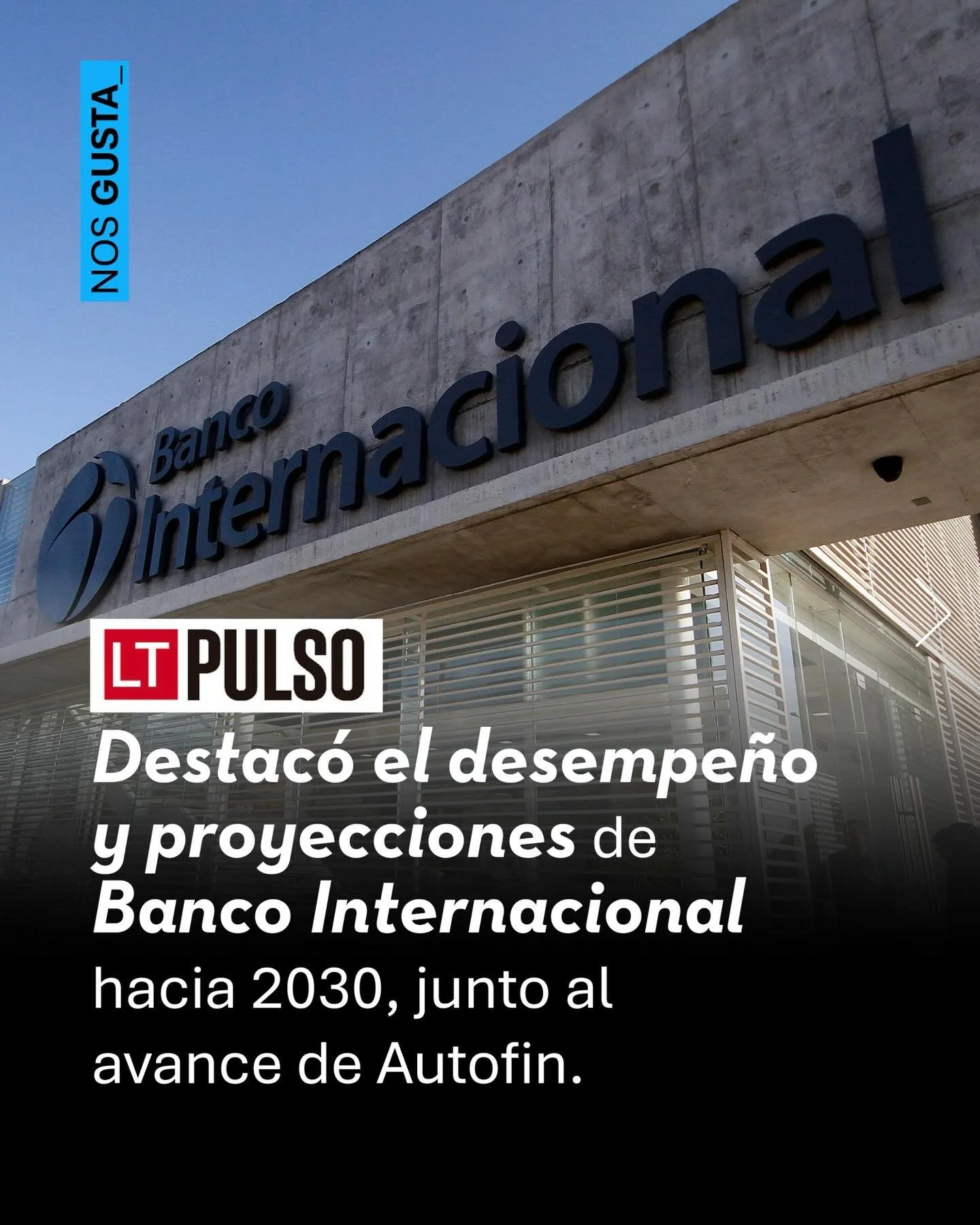 Nos gusta cuando las buenas noticias de nuestros clientes llegan a la prensa.

Banco Internacional &mdash;y su gerente general Mario Chamorro&mdash; fueron destacados por su plan de crecimiento al 2030 y el avance imparable de Autofin, reflejando una