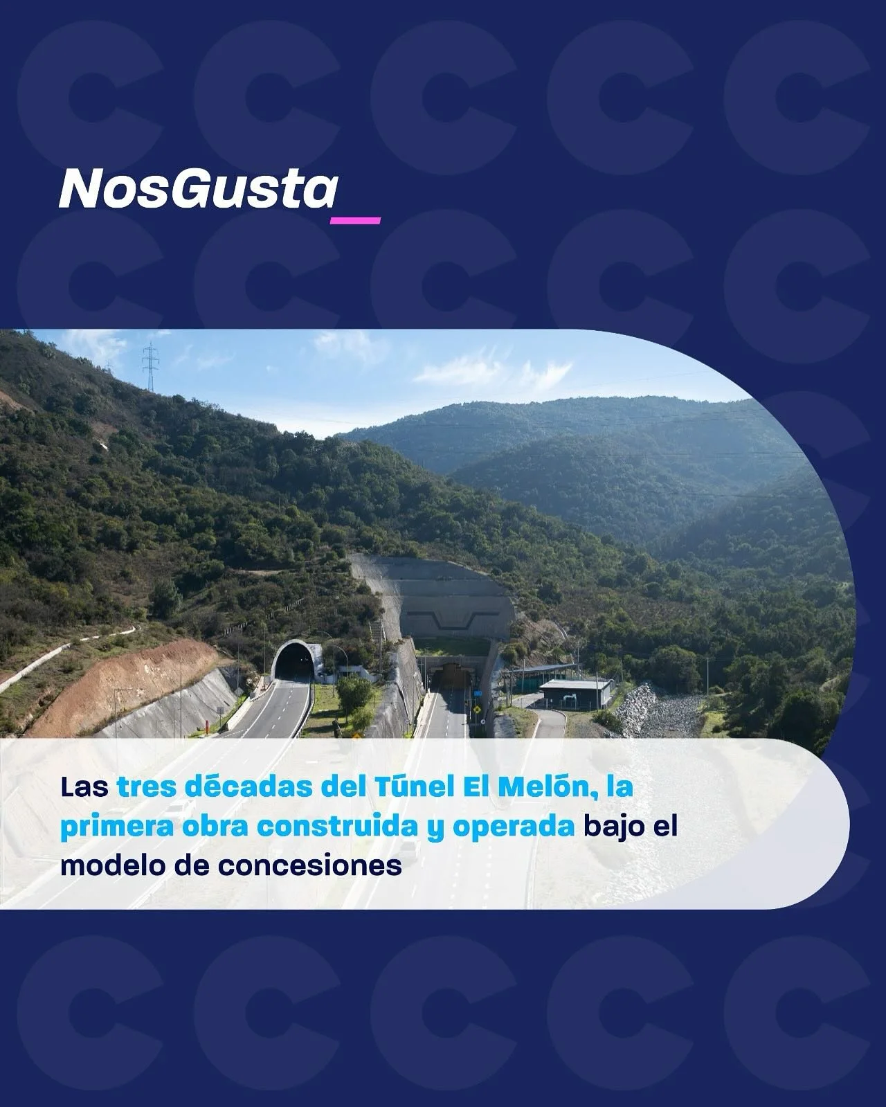 30 a&ntilde;os del T&uacute;nel El Mel&oacute;n 👏🏻

🚧Una infraestructura pionera en el modelo de concesiones en Chile, que desde 1995 ha sido clave para la conectividad entre la Regi&oacute;n Metropolitana y Valpara&iacute;so. Hoy, m&aacute;s de 2