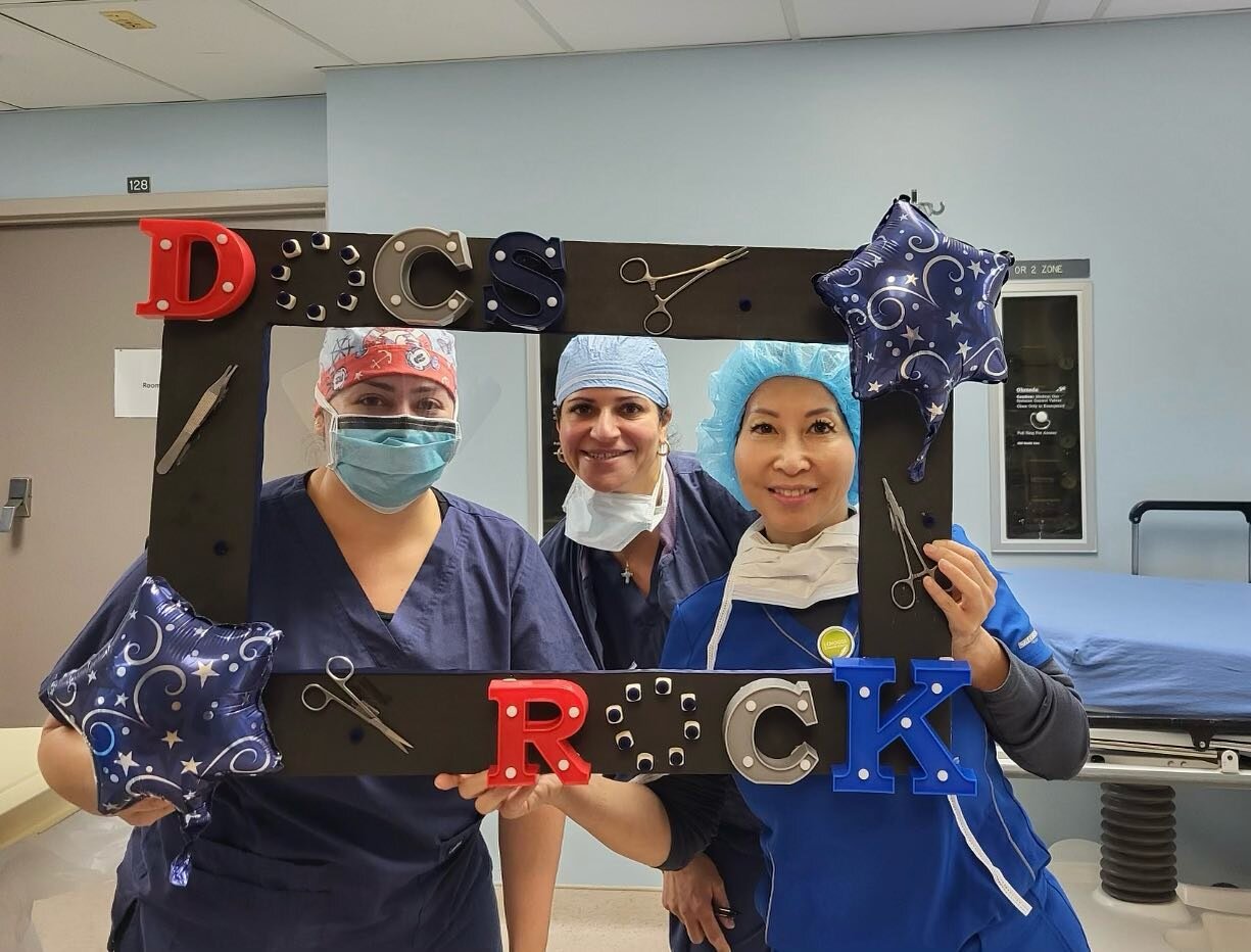 Happy Doctor&rsquo;s Day at Kissimmee Surgery Center. Photo of Dr Ly Nguyen and Operating Room Nurses.