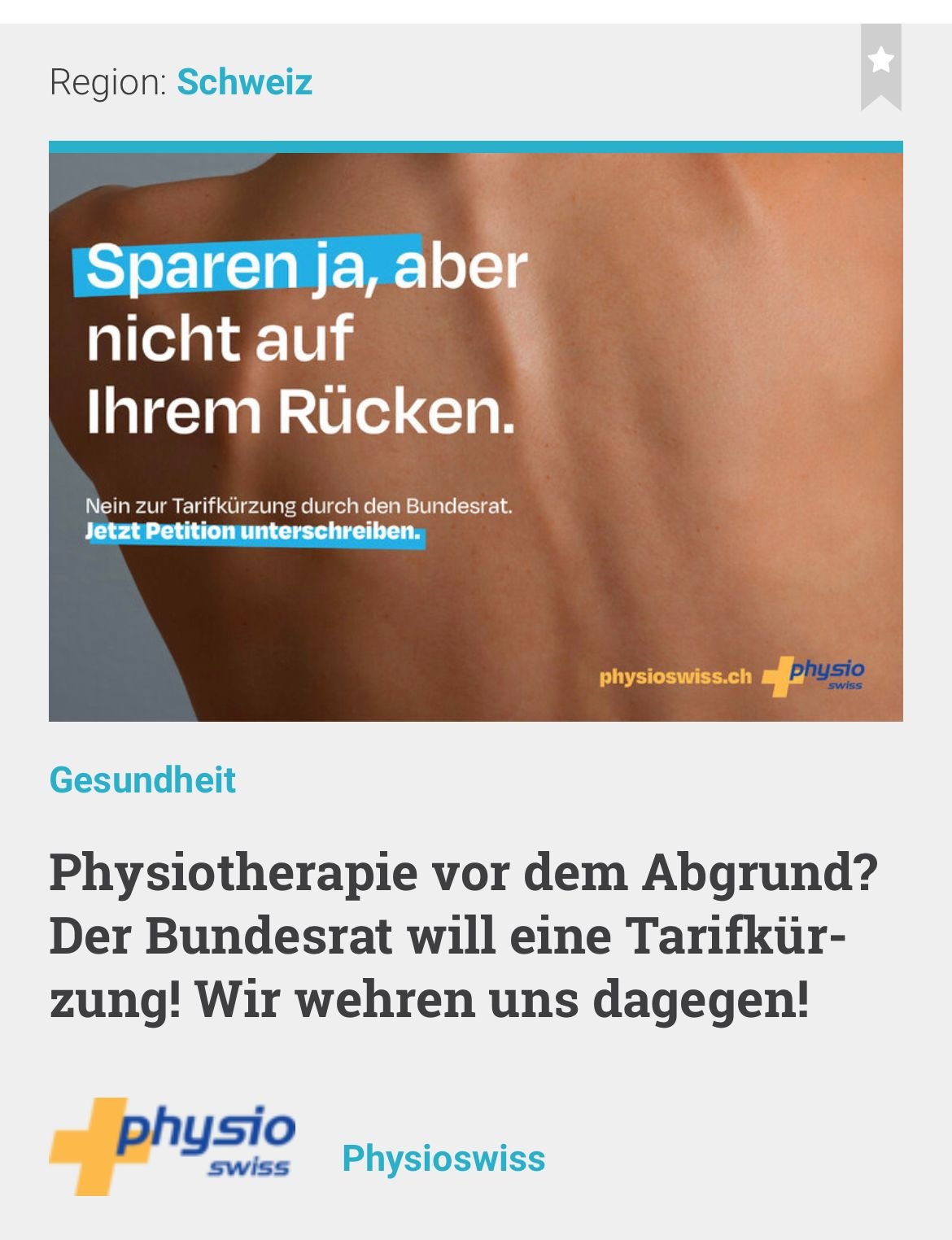 Danke für Eure Unterstützung