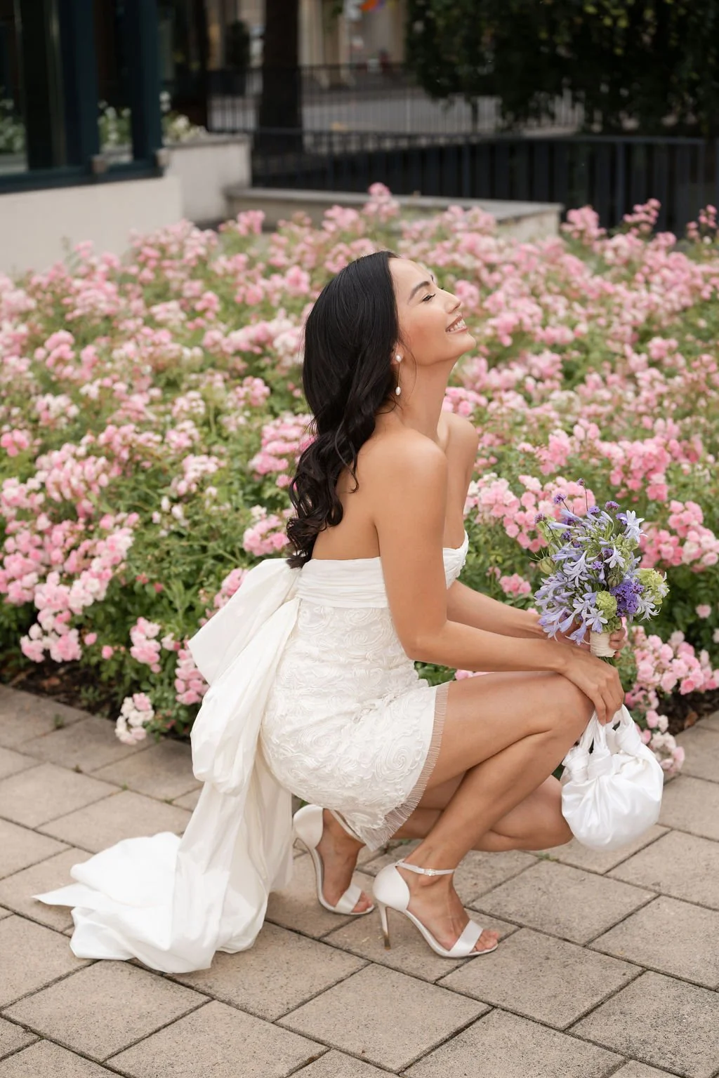 short lace wedding dress