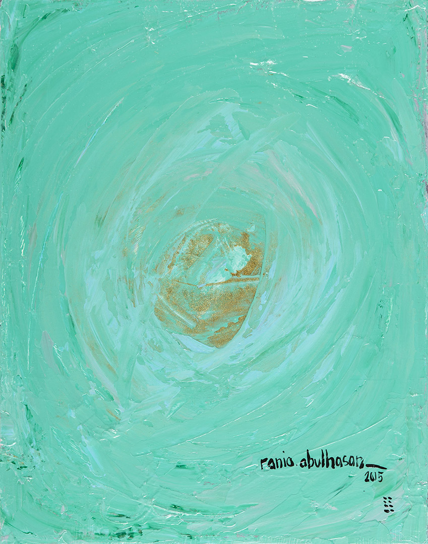    “Eternity”    - #0500042 - Mix media  on canvas. 40 x 50 cm 