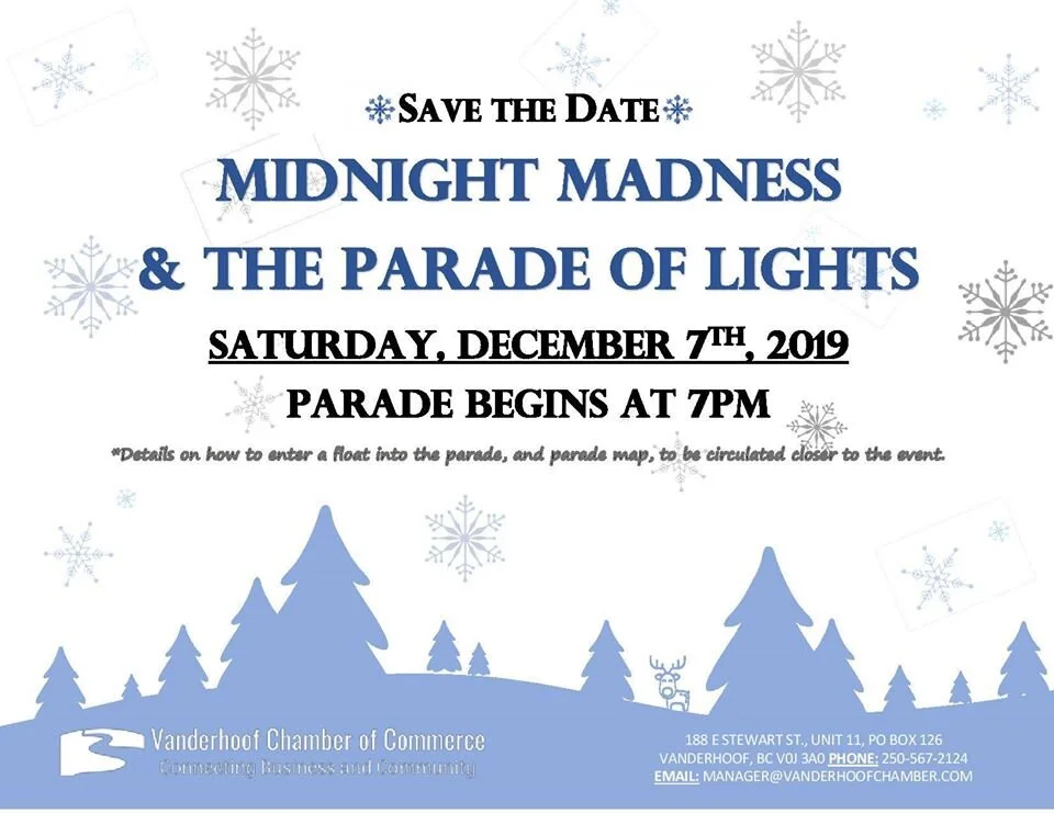 Vanderhoof Christmas Parade of Lights