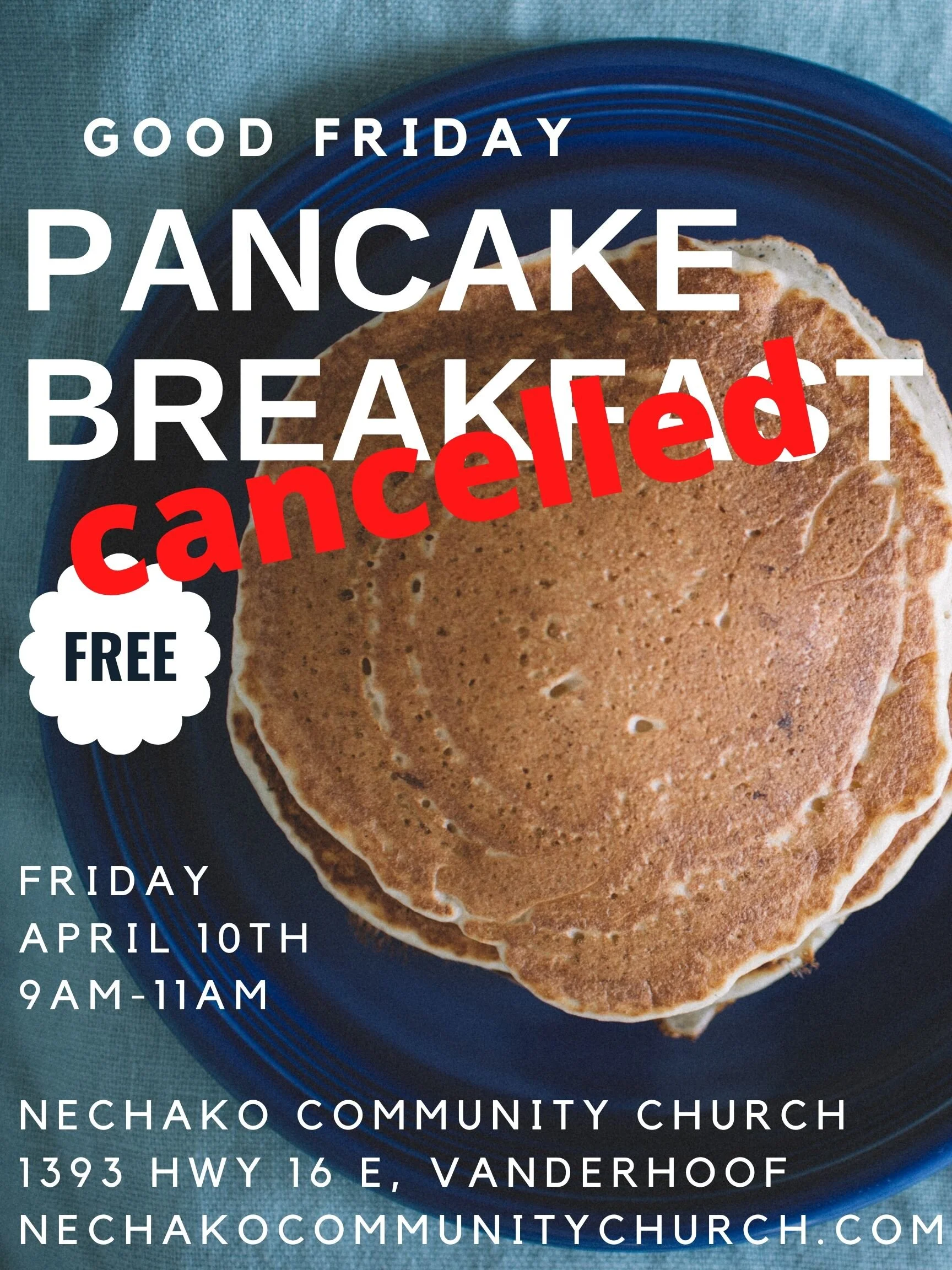 Good Friday Pancake Breakfast