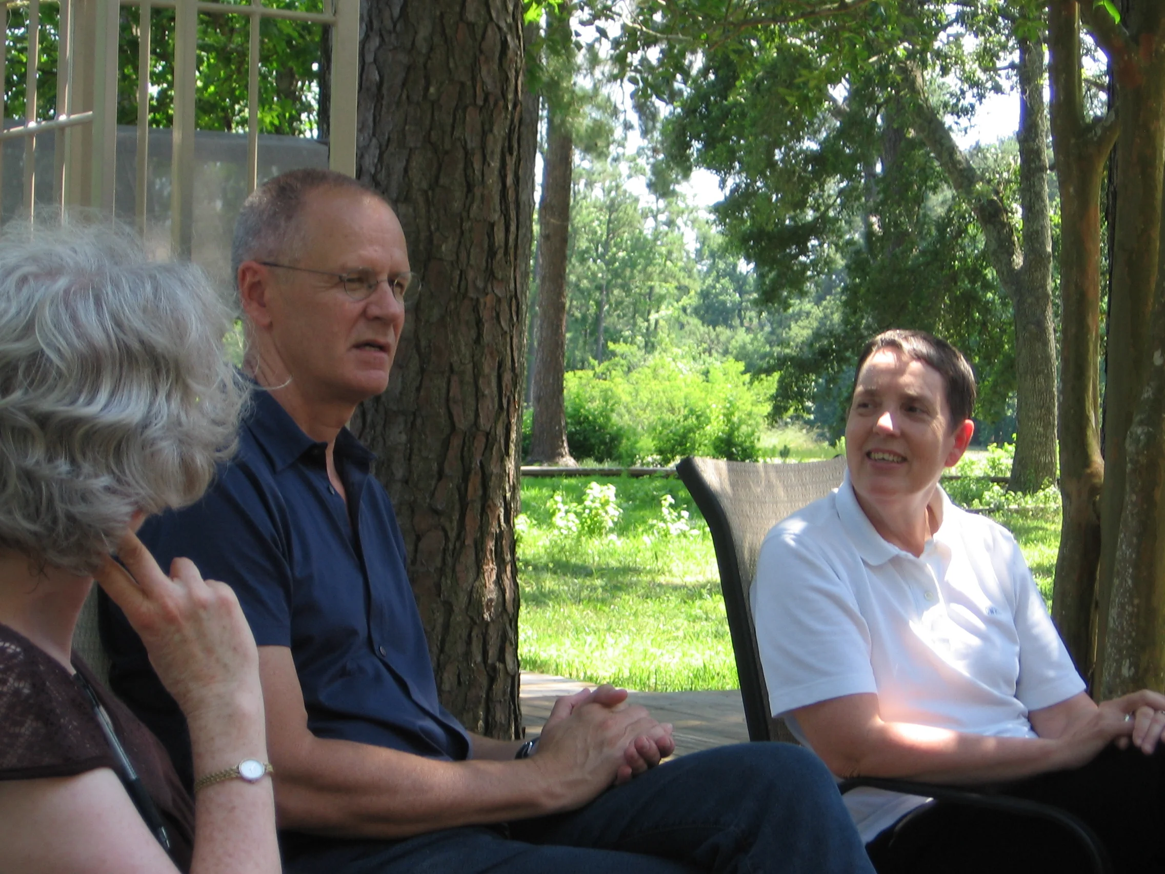 Flint and Peg at 2009 Lotus Lake Intensive