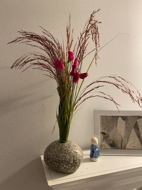 Contemplative Flower Arranging