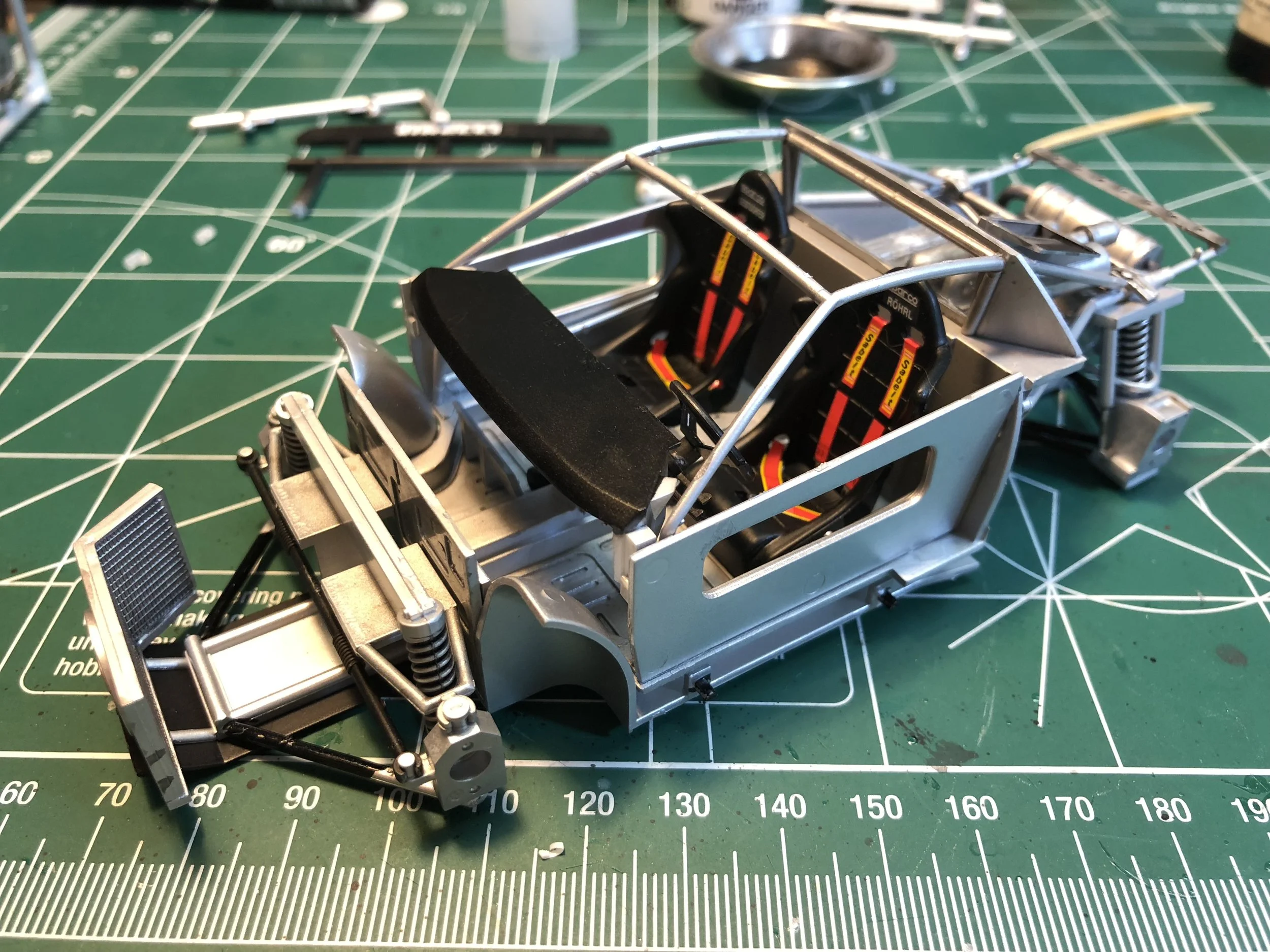 The interior is taking shape