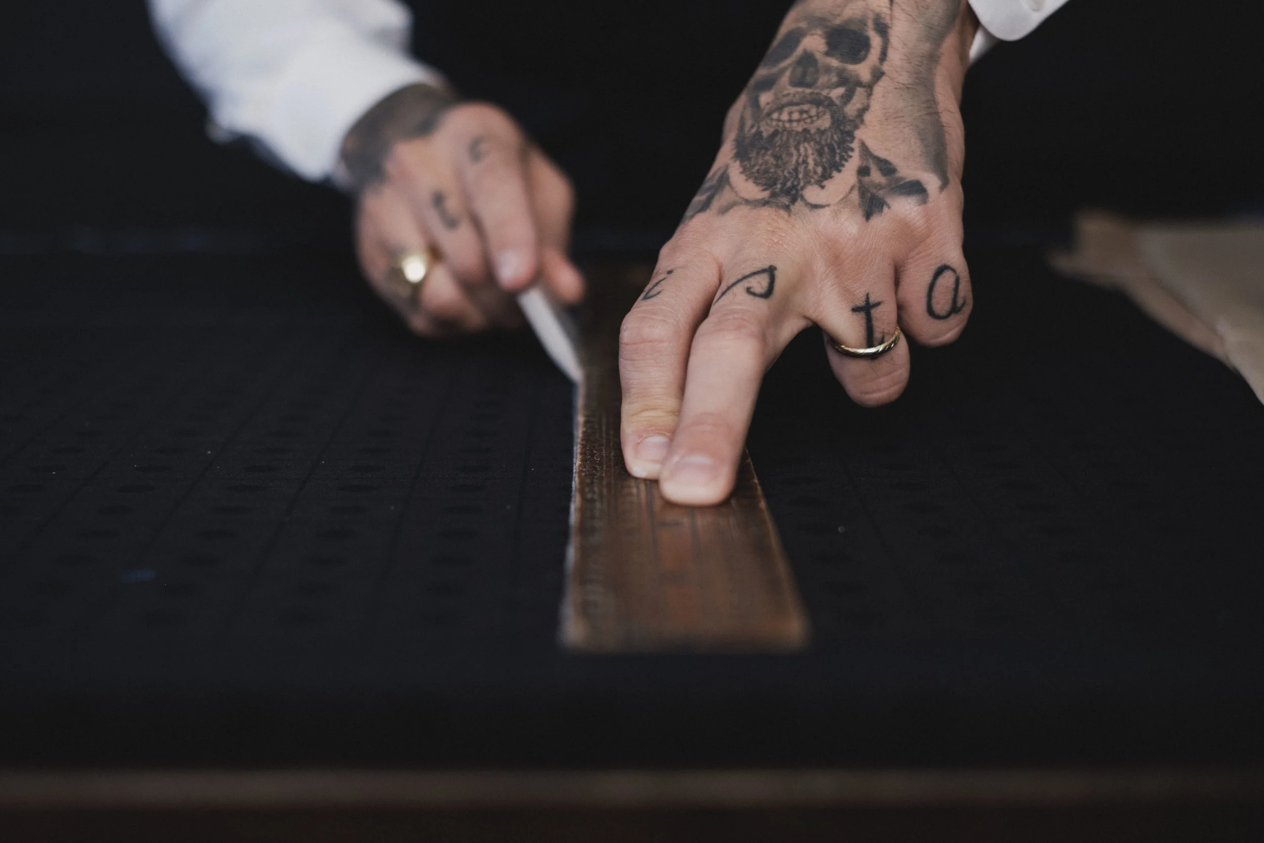 "Um dia acordei e decidi ser alfaiate."