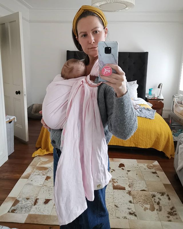 👶 LITTLE LIMPET 👶
.
.
Enjoying my post immunisations snuggles with my little one. She's pretty much been attached to me since the moment she was born day &amp; night - for now I wouldn't want it any other way. .
.
This is the first time I've been a