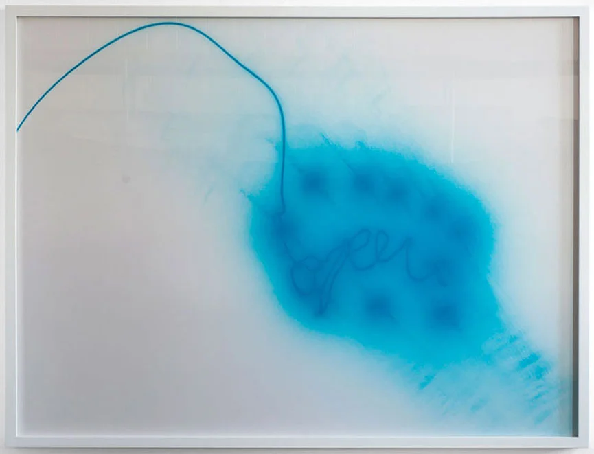 Open Sign III 90x120 cm Photogram made with laser light (C-print) 2008