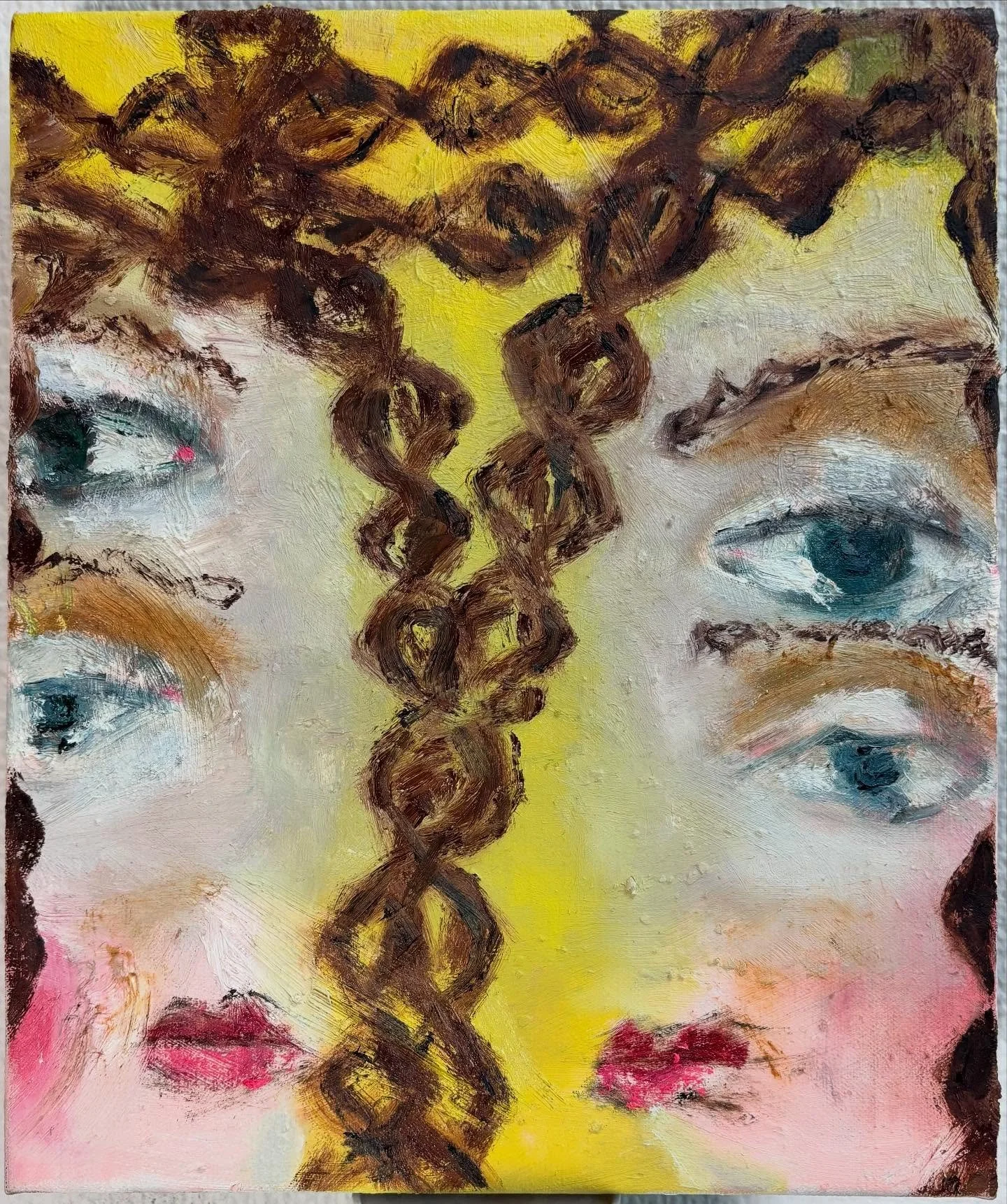 Levels, 25x35 cm oil on linen canvas, 2025