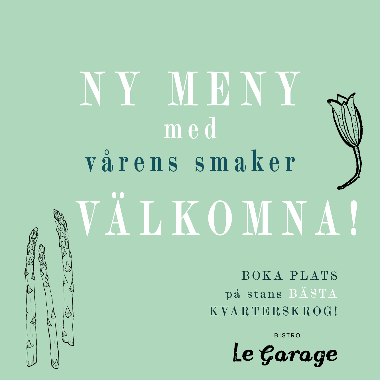 Ny meny med VÅRENS smaker 