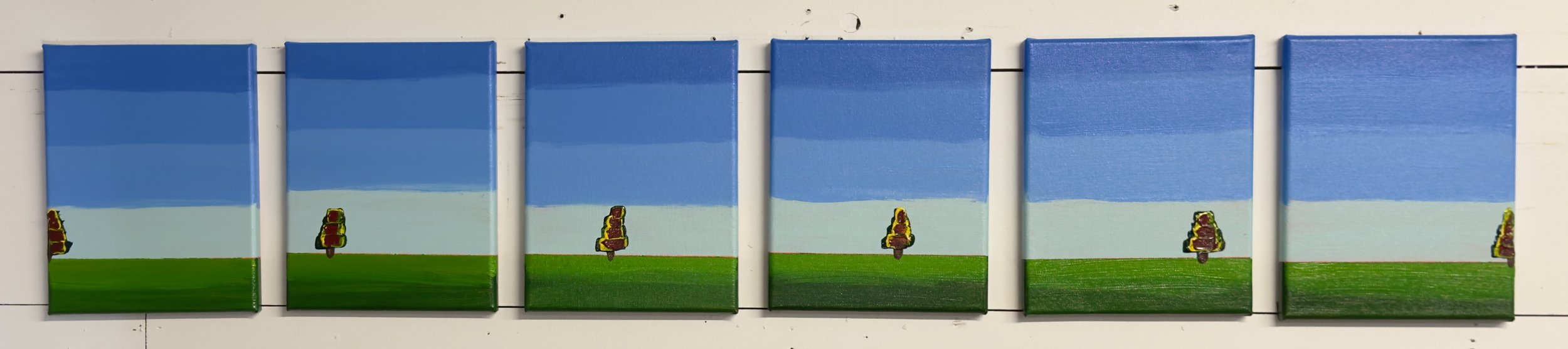 As i Drive Past (oil on canvas)