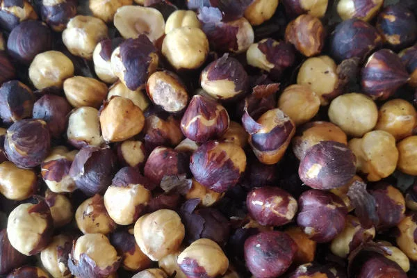 Roasted hazelnuts