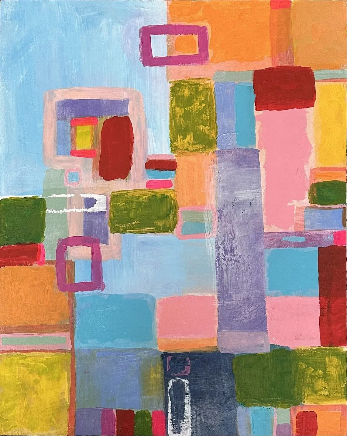 "Azul Key" - Acrylic