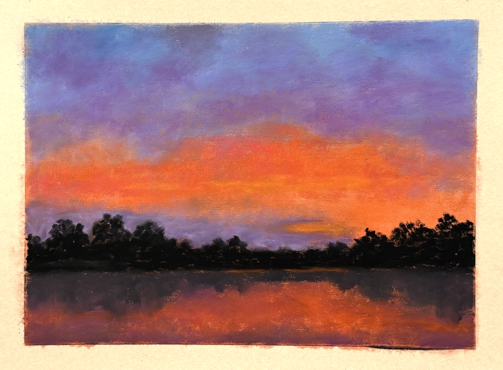 "Alabama Skies" - Pastel