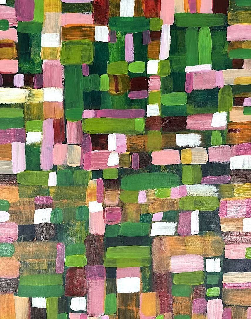 "Only in the Springtime" - Acrylic on wood panel, 16x20