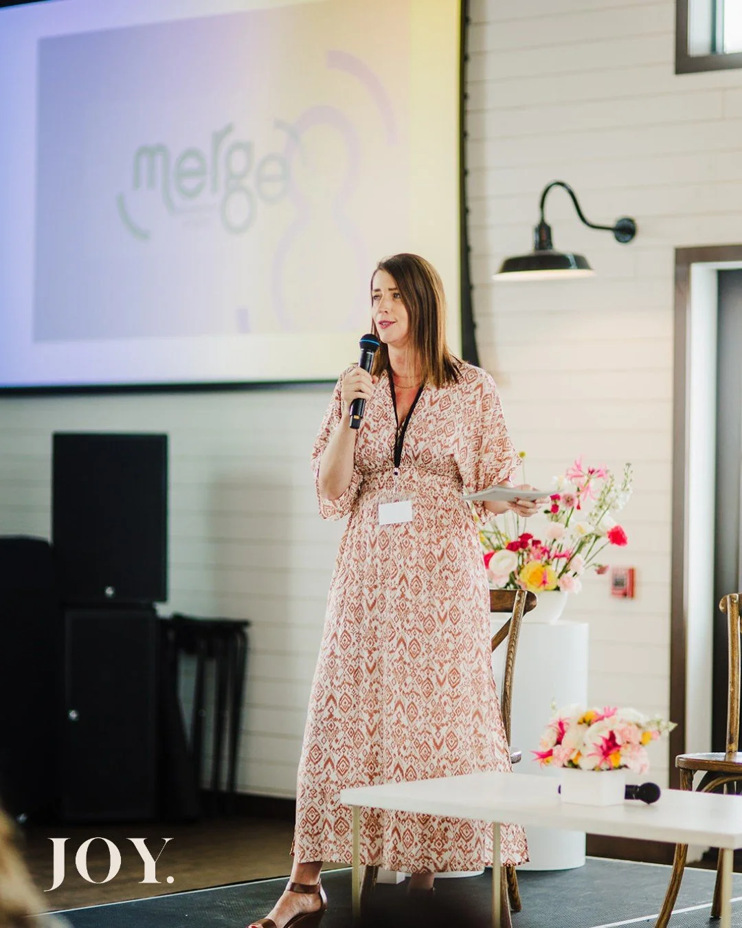When Kimberly takes the stage, connection is always at the heart of the message. 💬✨

Her speaking style blends storytelling, authenticity, and a little humor &mdash; the kind that gets people nodding, laughing, and actually reflecting. It&rsquo;s ab