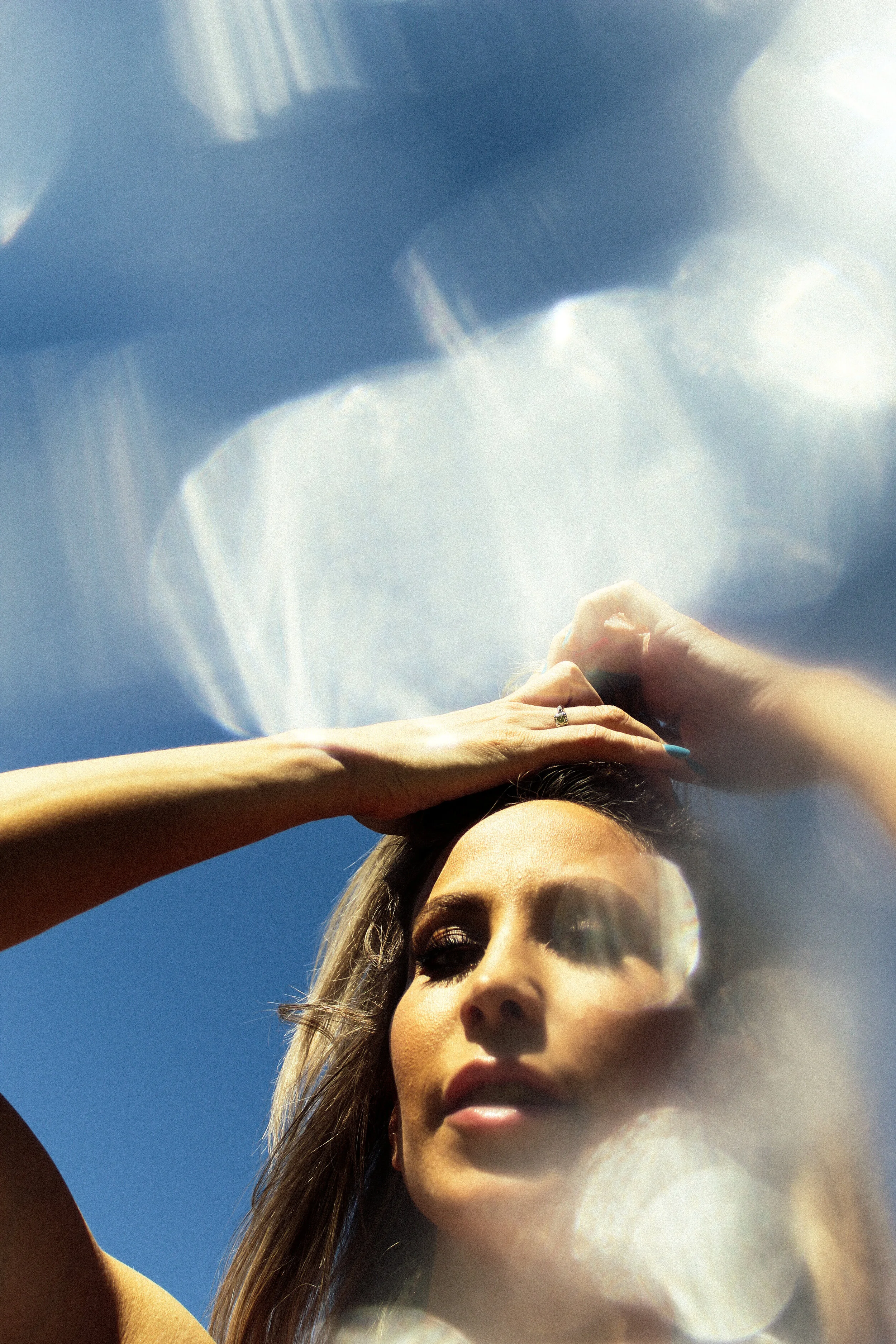  Art Direction by: Catie Menke. Photograph by: Shannon Holt. Location: Phoenix, AZ. Makeup:   CHANEL   Glow stick. 