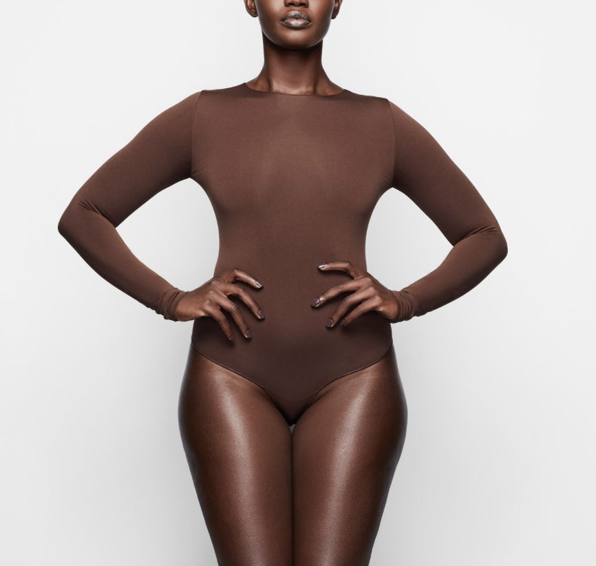 Long Sleeve Thong Bodysuit