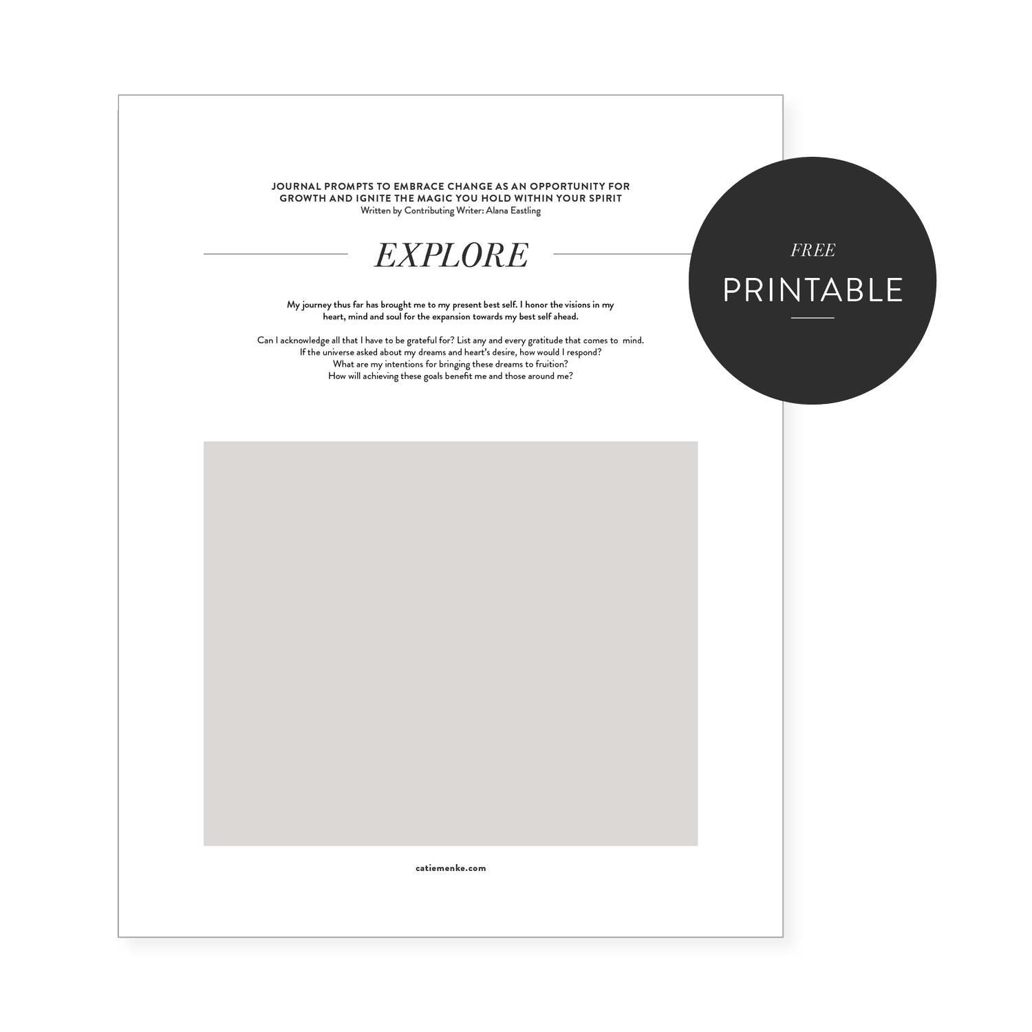 Journal Prompts to Embrace Change as an Opportunity for Growth and ...