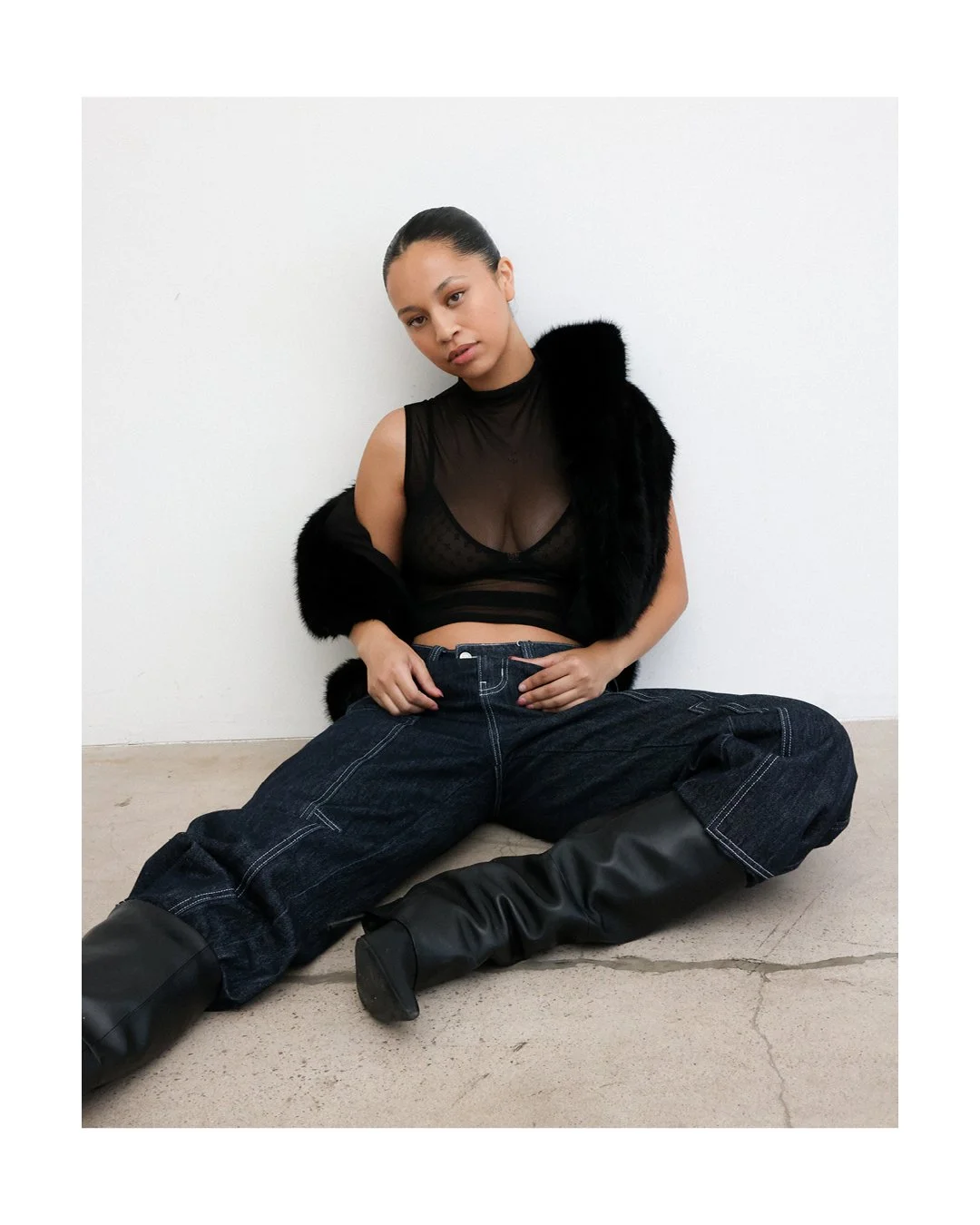 Model test shoot in Phoenix, Arizona, with Catie Menke Wilson