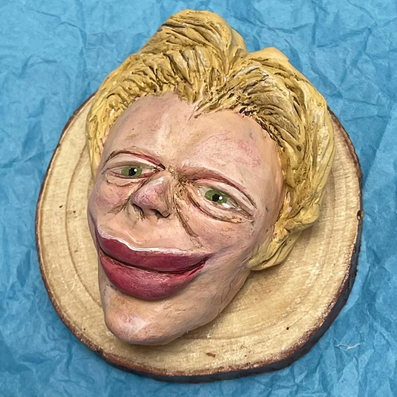 Angela is Happy $75.