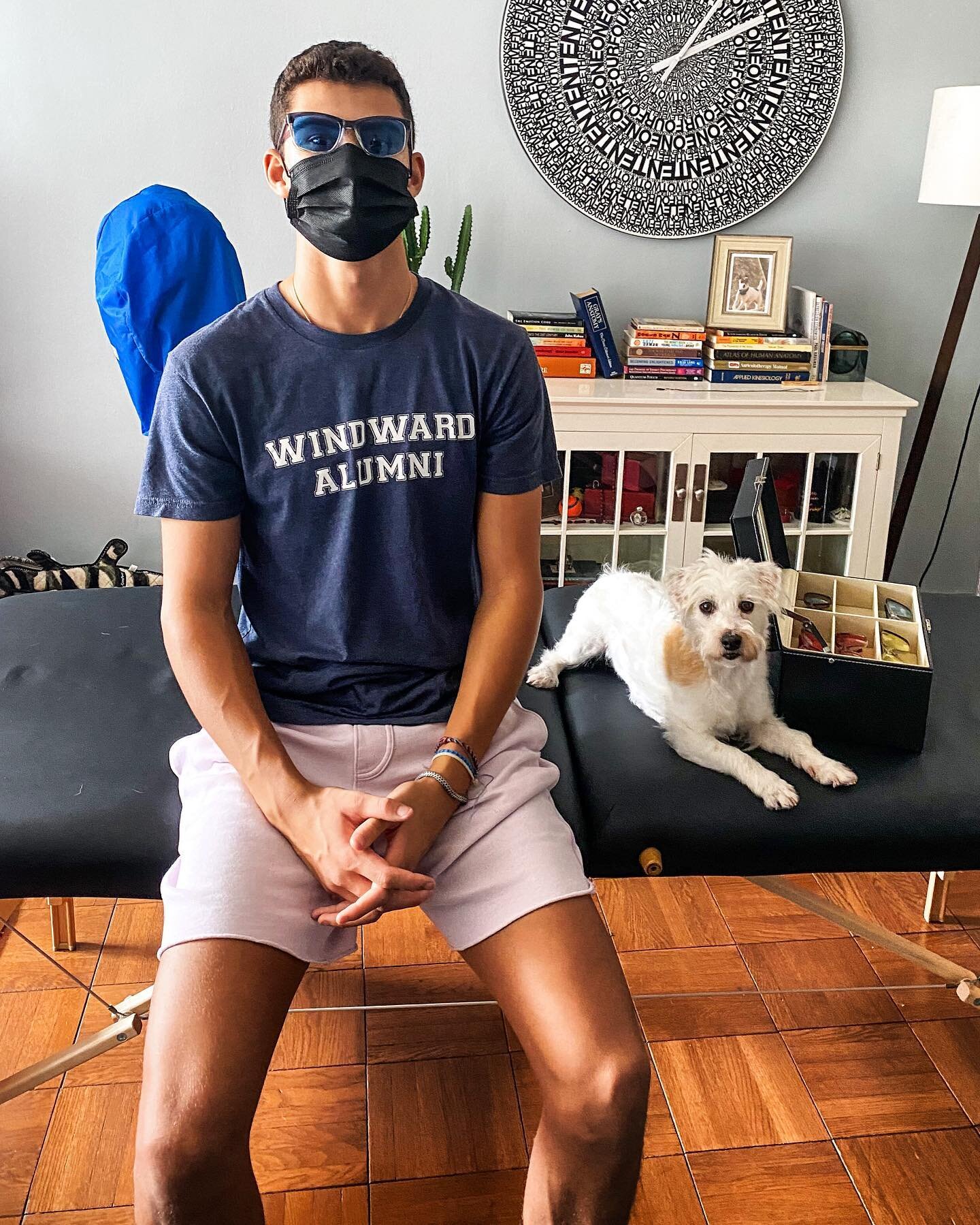 Always fun being part of a young athletes journey to becoming a professional. @tyswtzr never seems to stop amazing both Arepa 🐶 and I with his work ethic &amp; dedication to his professional tennis goals.
.
Outside of keeping him physically healthy 