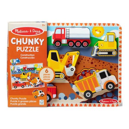 Melissa & Doug Chunky Jigsaw Construction