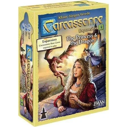 Carcassonne Expansion 3 The Princess and The Dragon