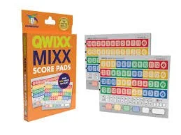 Qwixx Replacement Scorepads Mixed UP